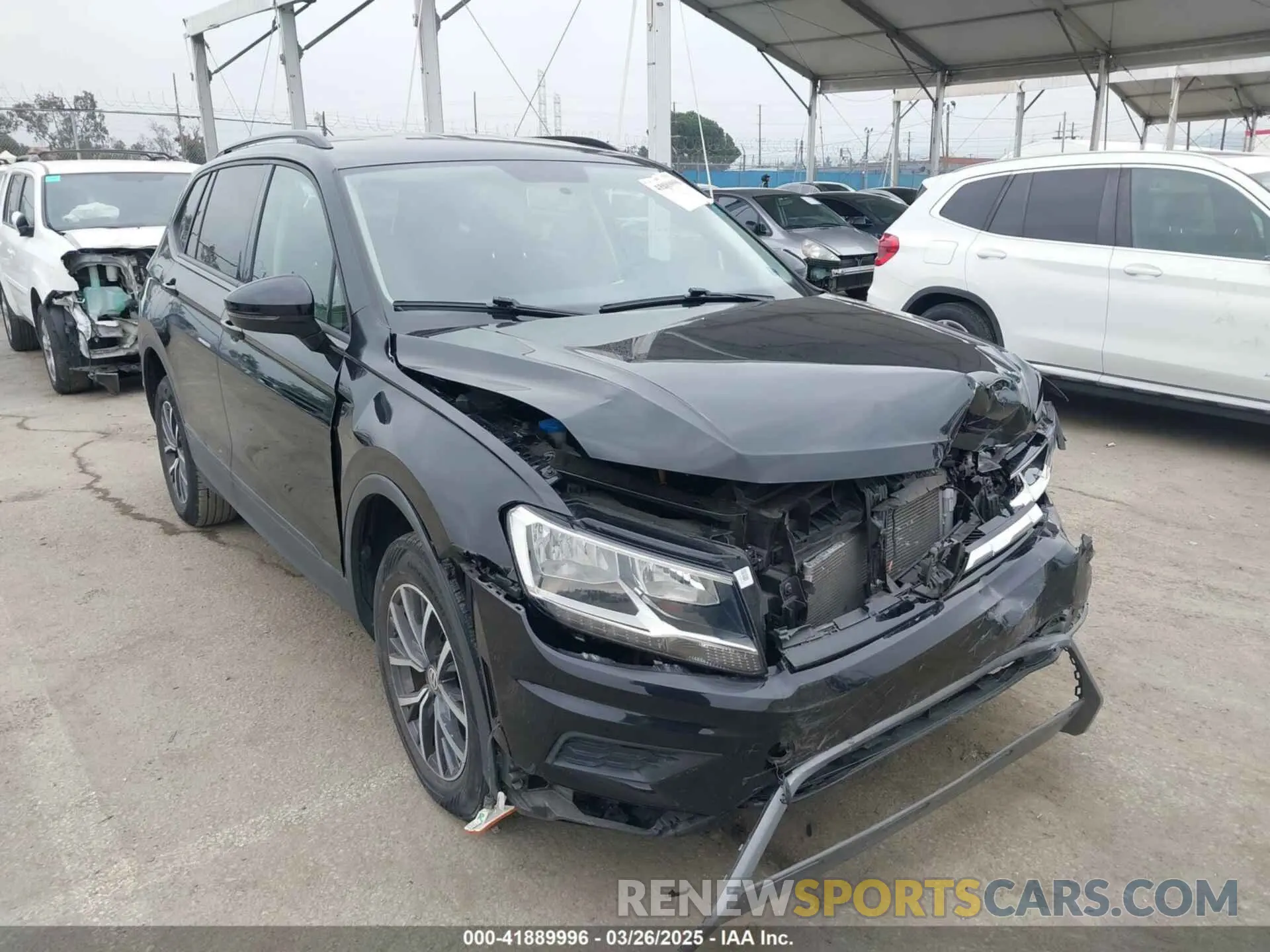 1 fotografías del automóvil dañado 3VV1B7AX4MM025586 VOLKSWAGEN TIGUAN 2021