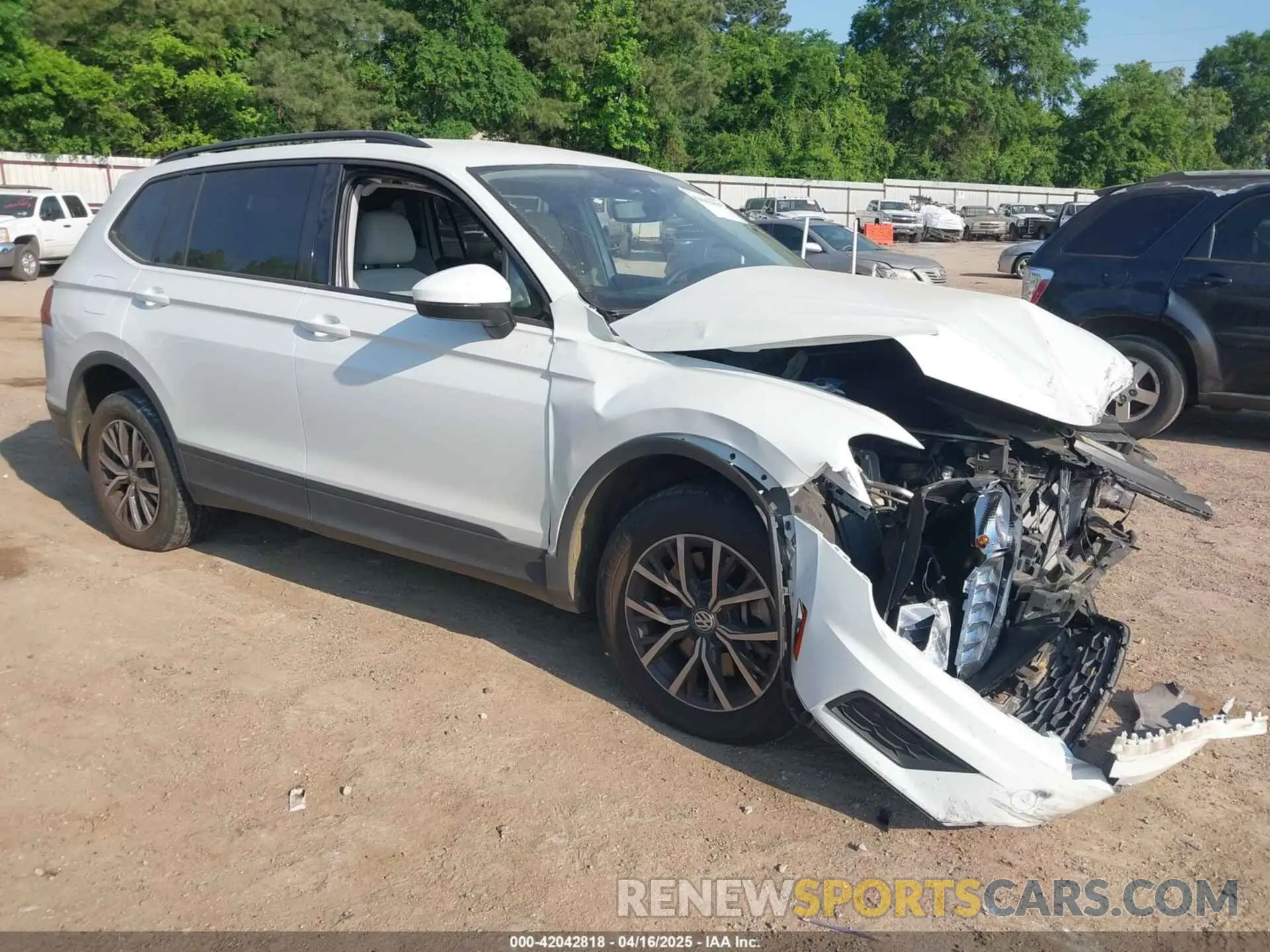 1 fotografías del automóvil dañado 3VV1B7AX6MM110493 VOLKSWAGEN TIGUAN 2021
