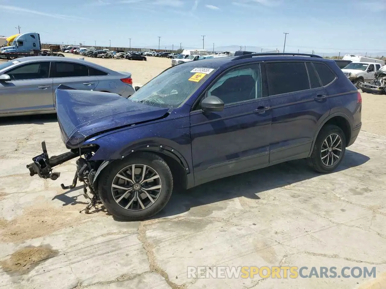 1 fotografías del automóvil dañado 3VV1B7AX8MM057067 VOLKSWAGEN TIGUAN 2021