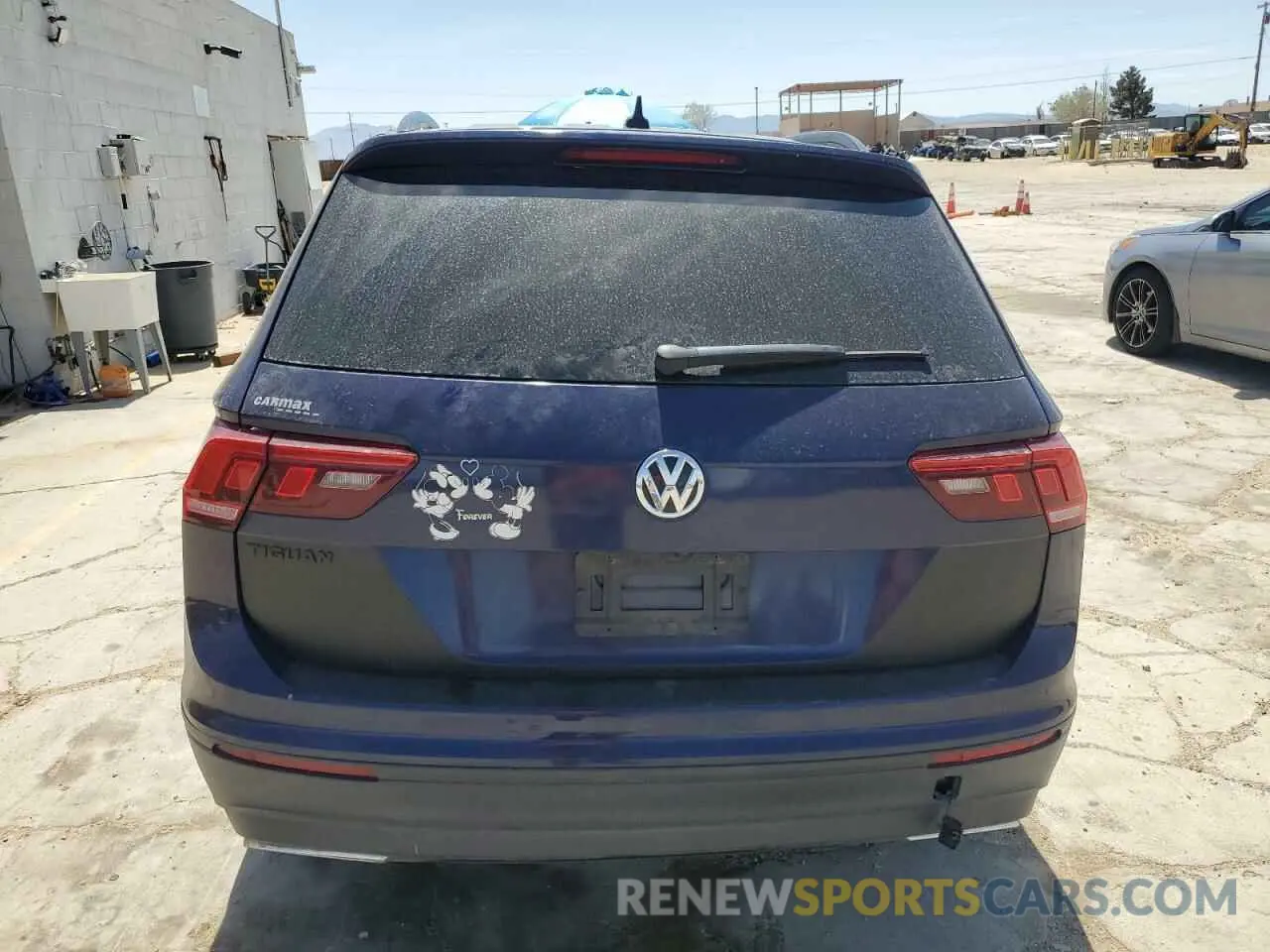 6 fotografías del automóvil dañado 3VV1B7AX8MM057067 VOLKSWAGEN TIGUAN 2021