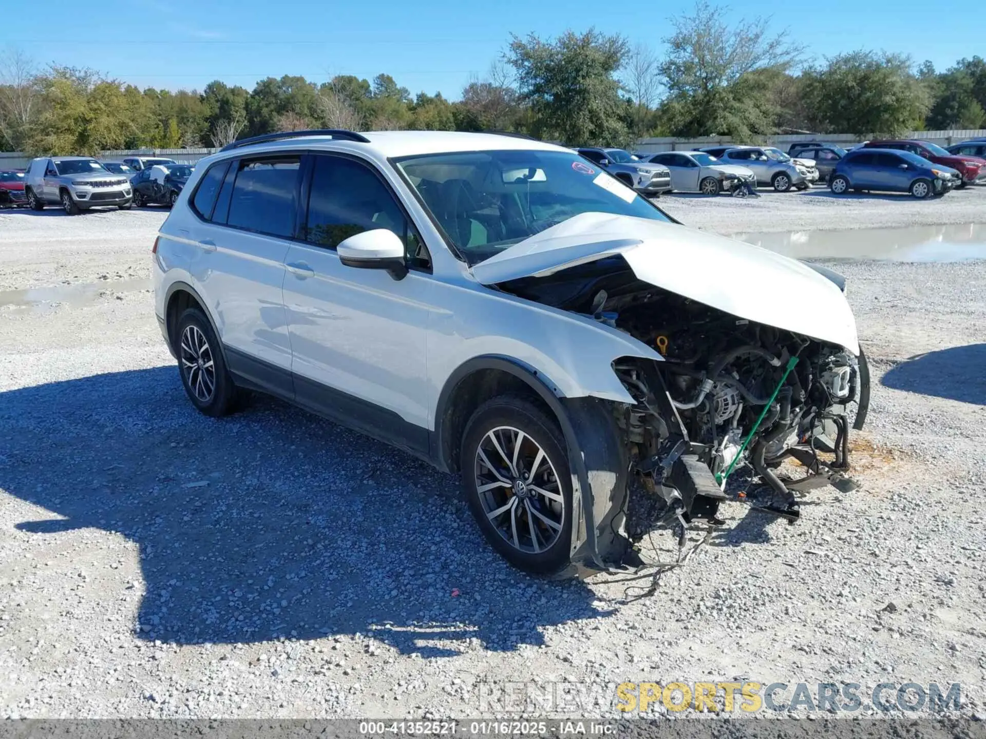 1 fotografías del automóvil dañado 3VV1B7AX9MM056025 VOLKSWAGEN TIGUAN 2021