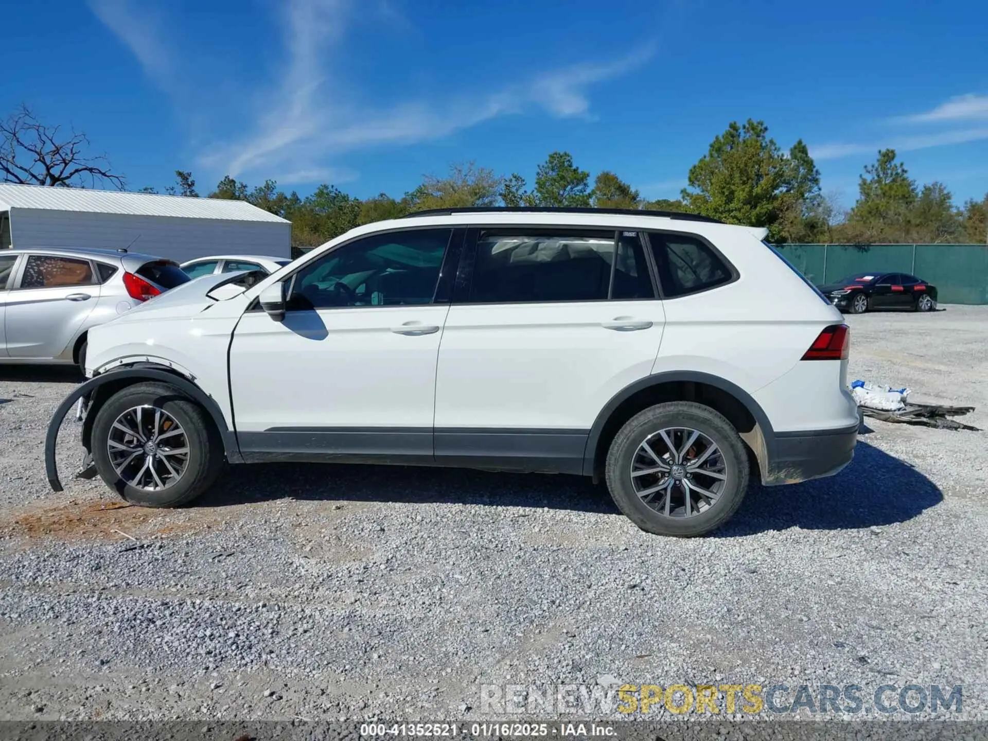 14 fotografías del automóvil dañado 3VV1B7AX9MM056025 VOLKSWAGEN TIGUAN 2021