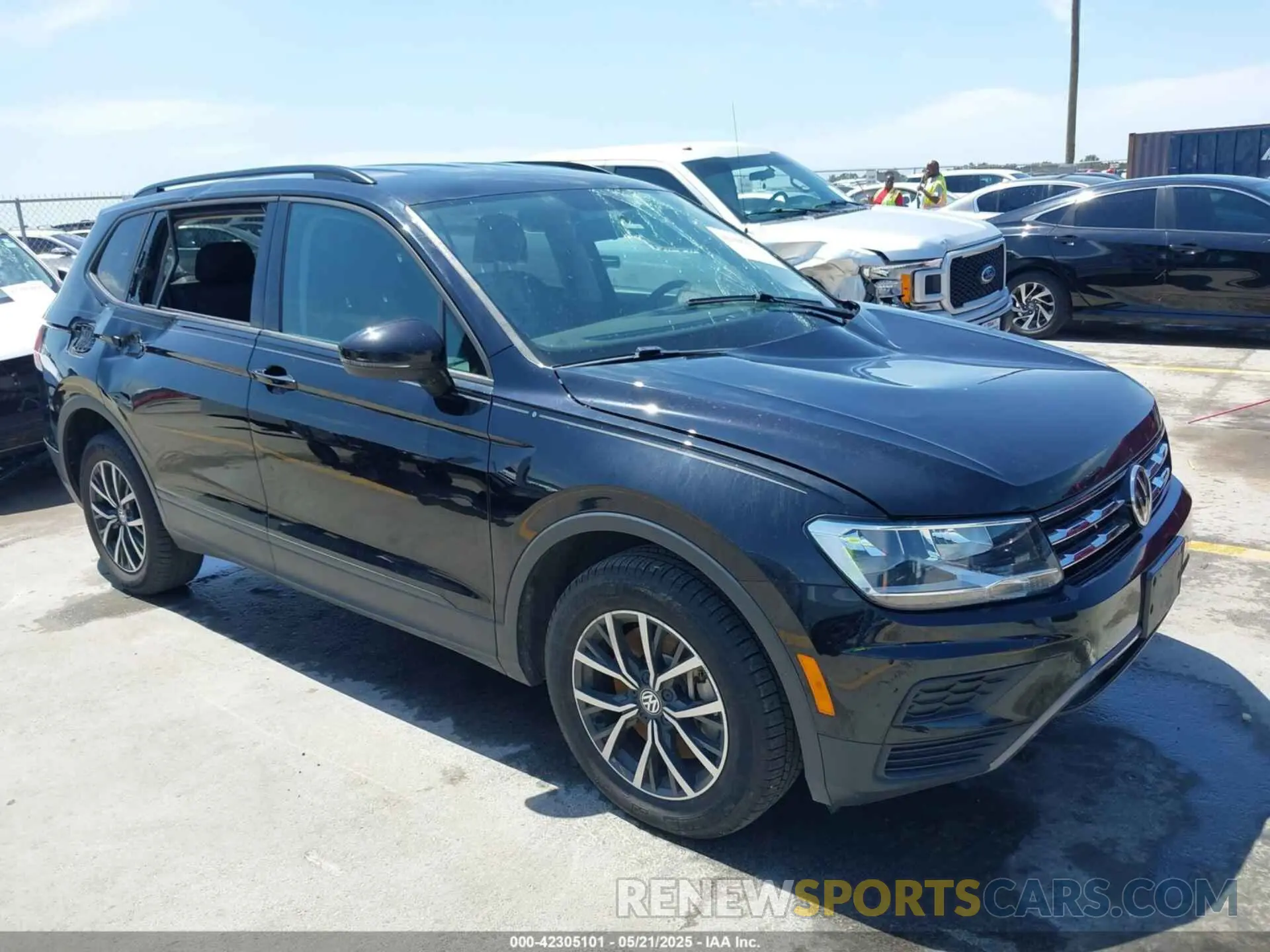 1 fotografías del automóvil dañado 3VV1B7AX9MM067347 VOLKSWAGEN TIGUAN 2021