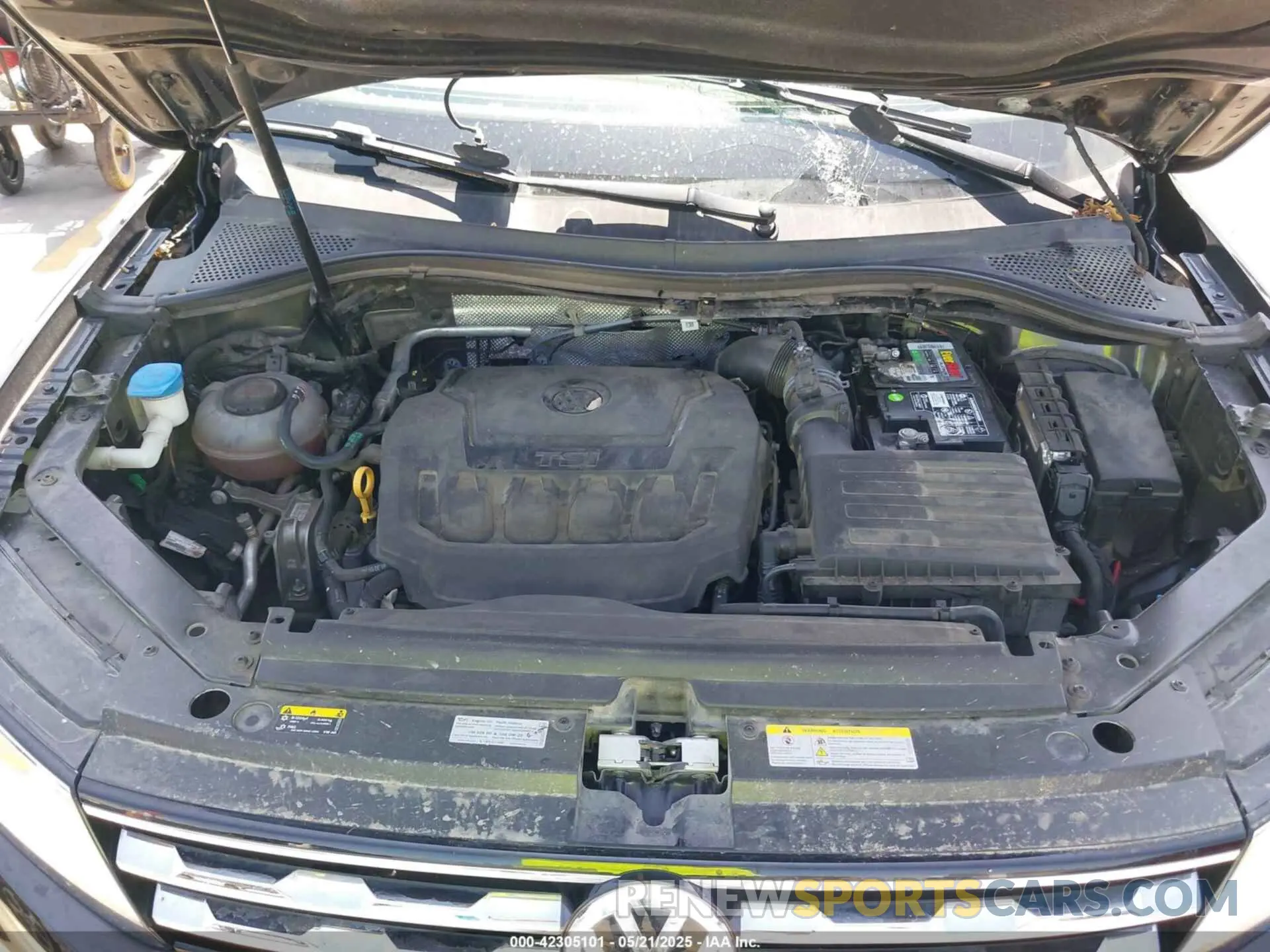 10 fotografías del automóvil dañado 3VV1B7AX9MM067347 VOLKSWAGEN TIGUAN 2021
