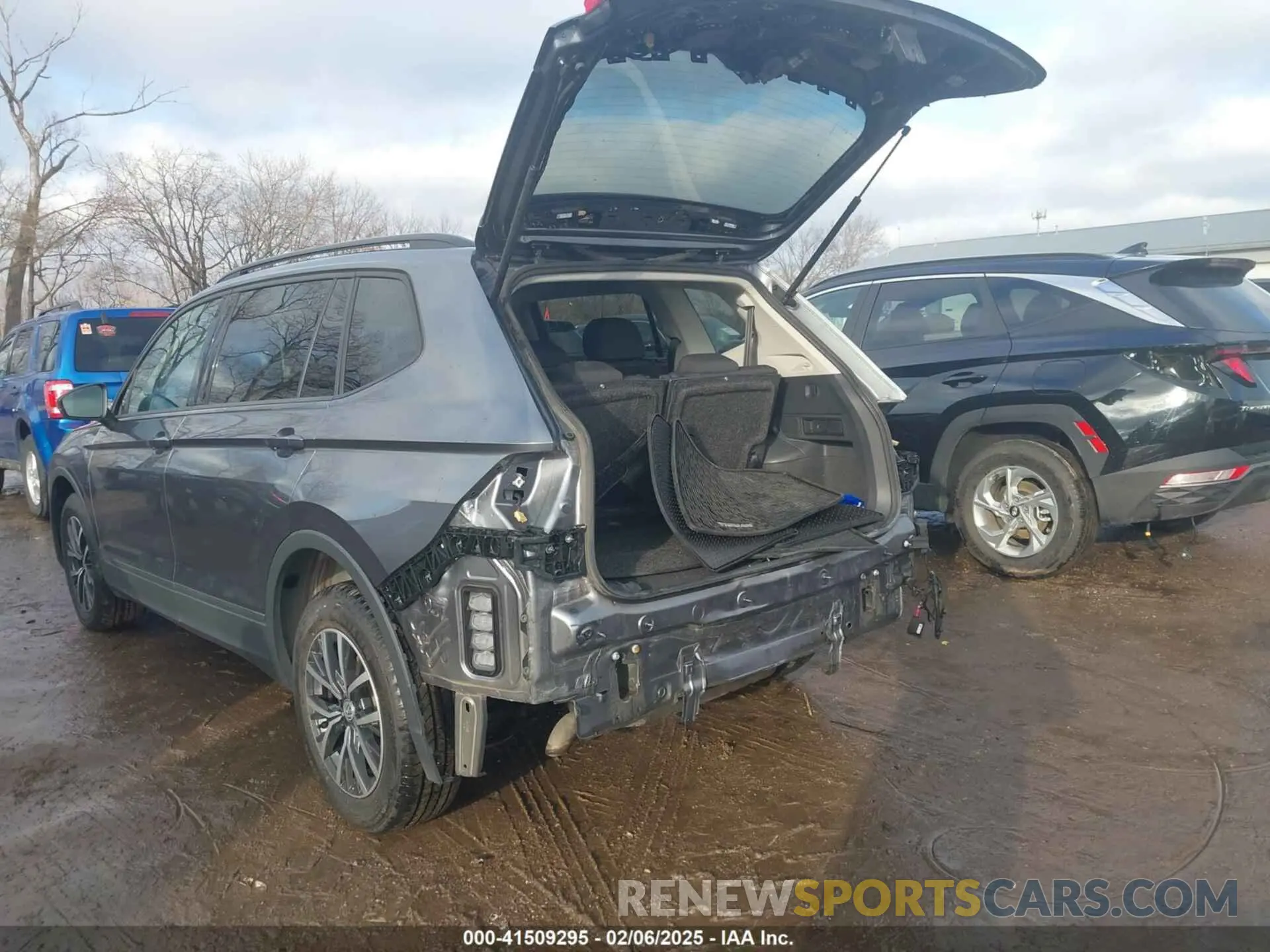 3 fotografías del automóvil dañado 3VV1B7AX9MM075450 VOLKSWAGEN TIGUAN 2021