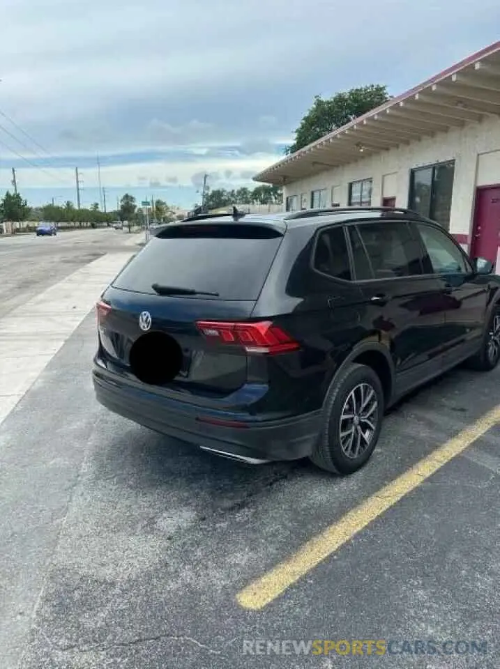4 fotografías del automóvil dañado 3VV1B7AX9MM105997 VOLKSWAGEN TIGUAN 2021