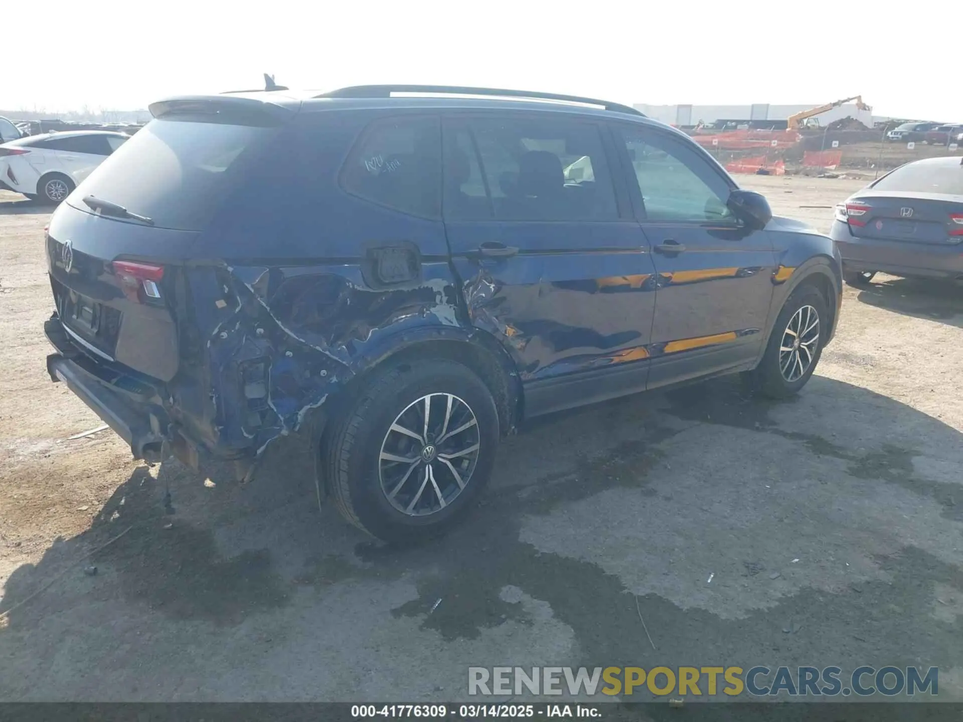 4 fotografías del automóvil dañado 3VV1B7AXXMM012292 VOLKSWAGEN TIGUAN 2021