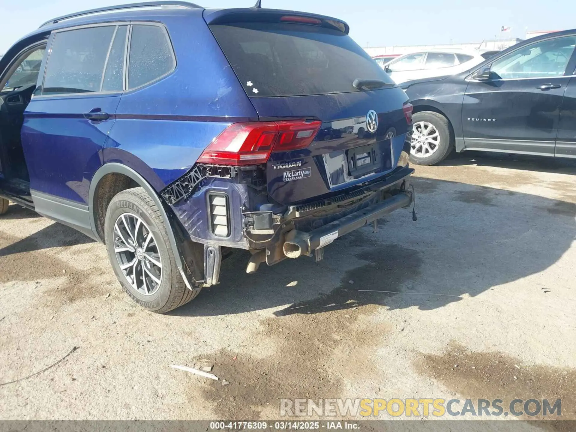 6 fotografías del automóvil dañado 3VV1B7AXXMM012292 VOLKSWAGEN TIGUAN 2021