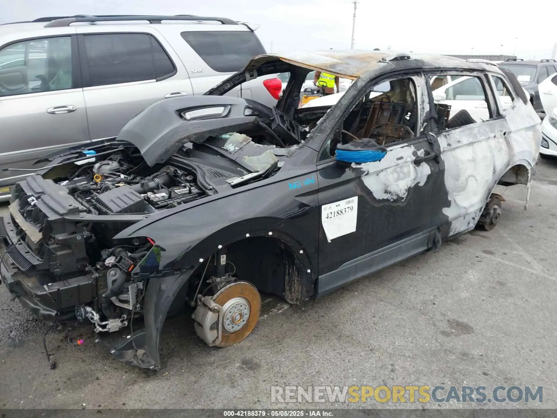 6 fotografías del automóvil dañado 3VV1B7AXXMM045664 VOLKSWAGEN TIGUAN 2021