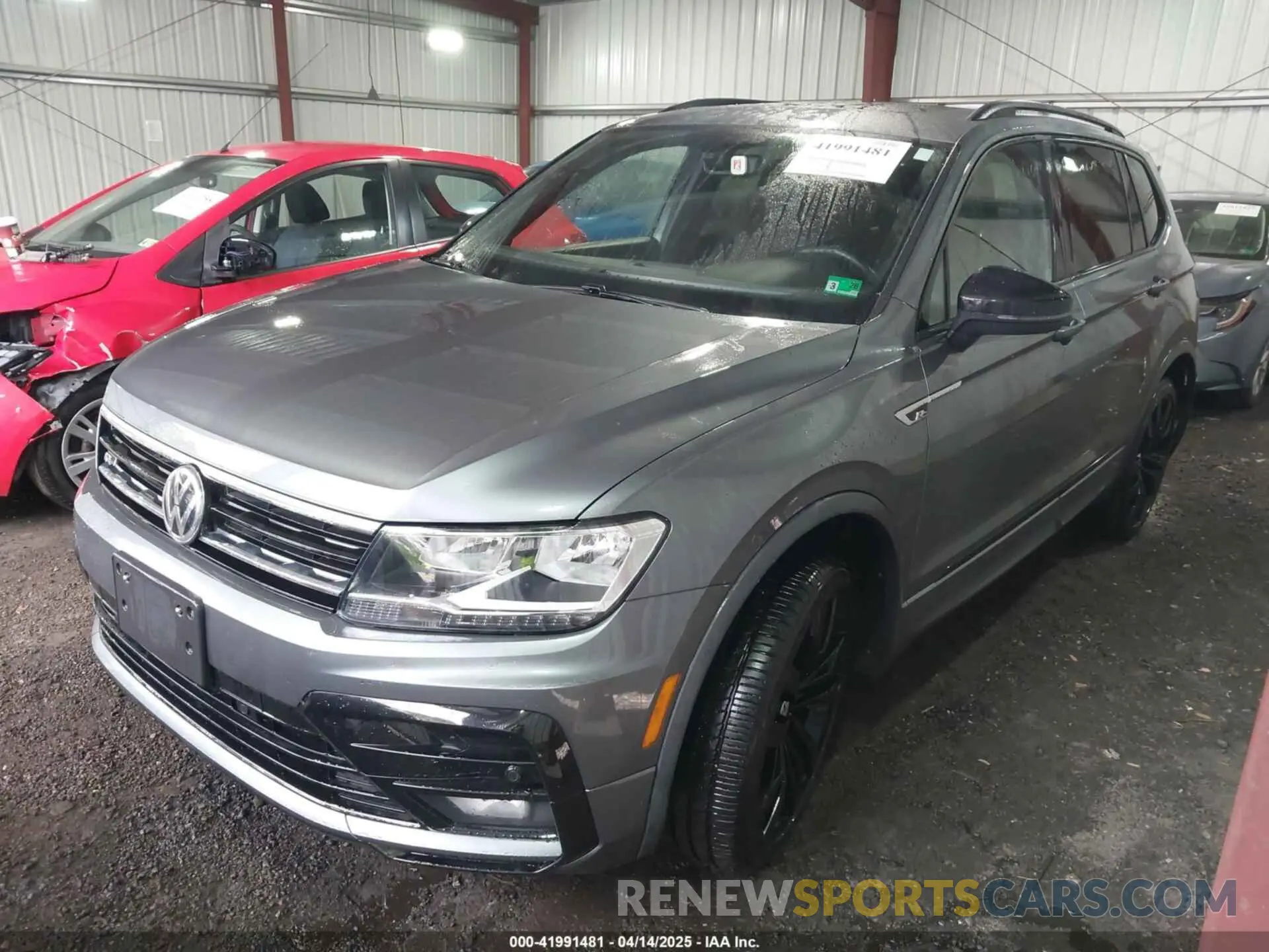 2 fotografías del automóvil dañado 3VV2B7AX0MM039117 VOLKSWAGEN TIGUAN 2021