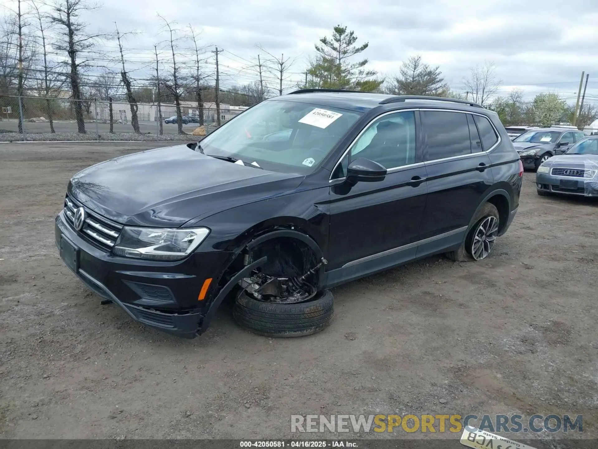 2 fotografías del automóvil dañado 3VV2B7AX0MM132946 VOLKSWAGEN TIGUAN 2021