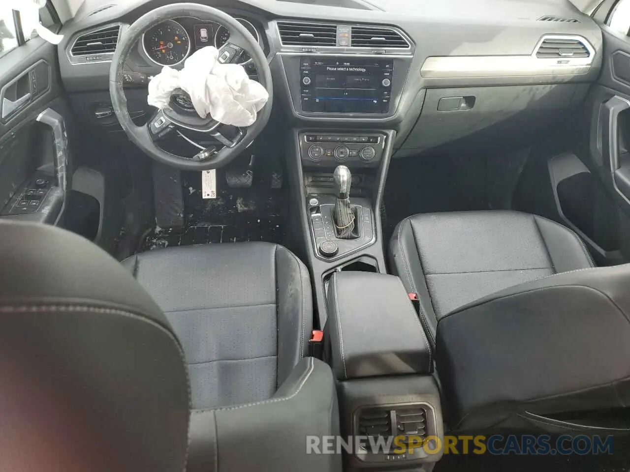 8 fotografías del automóvil dañado 3VV2B7AX1MM031995 VOLKSWAGEN TIGUAN 2021