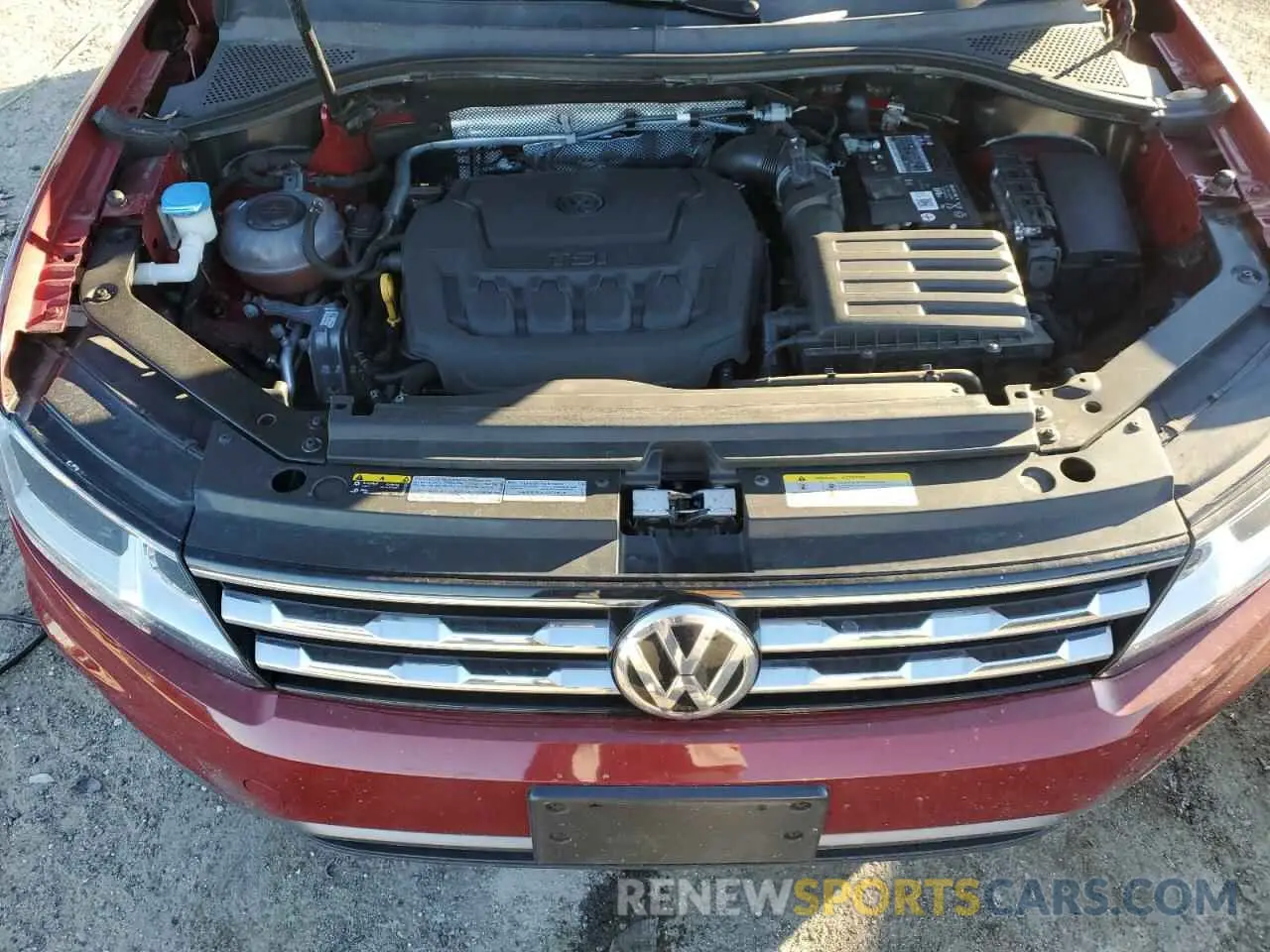 12 fotografías del automóvil dañado 3VV2B7AX1MM074247 VOLKSWAGEN TIGUAN 2021