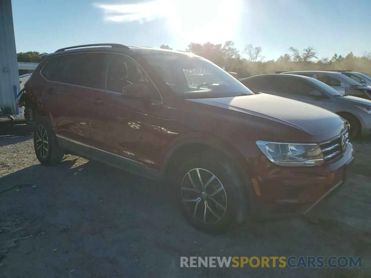 4 fotografías del automóvil dañado 3VV2B7AX1MM074247 VOLKSWAGEN TIGUAN 2021