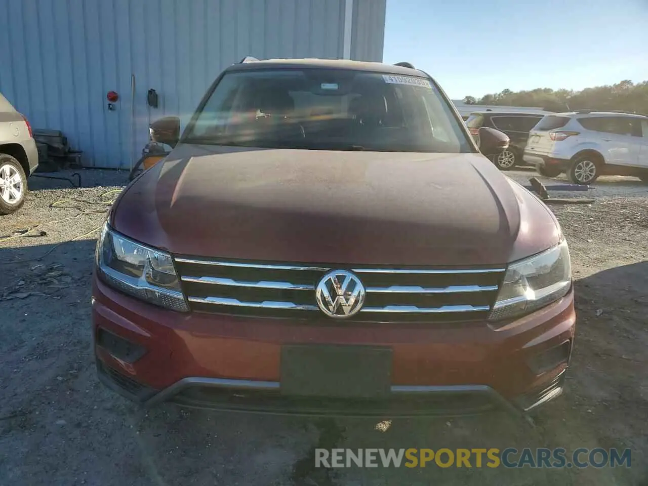 5 fotografías del automóvil dañado 3VV2B7AX1MM074247 VOLKSWAGEN TIGUAN 2021