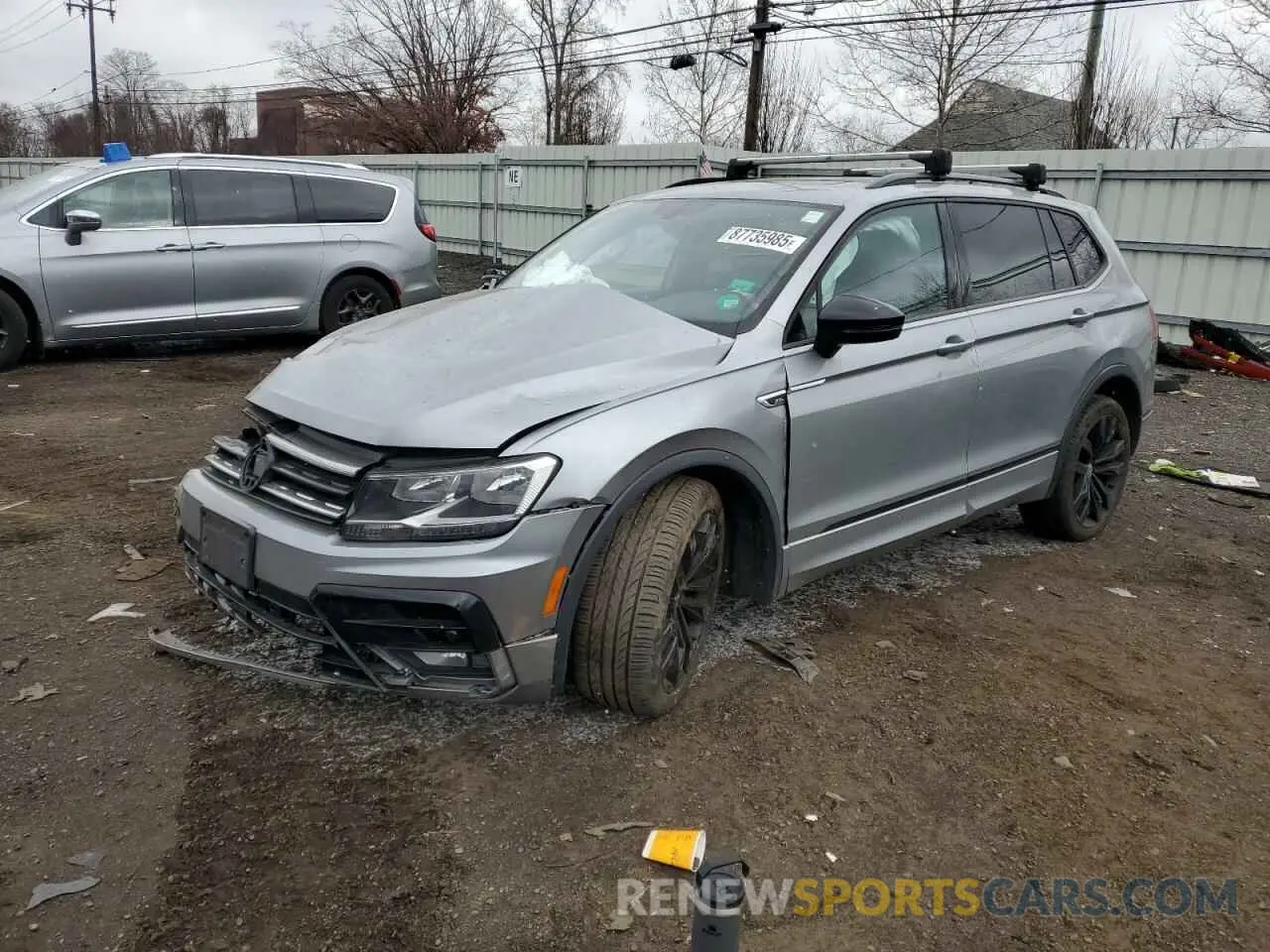 1 fotografías del automóvil dañado 3VV2B7AX1MM113659 VOLKSWAGEN TIGUAN 2021
