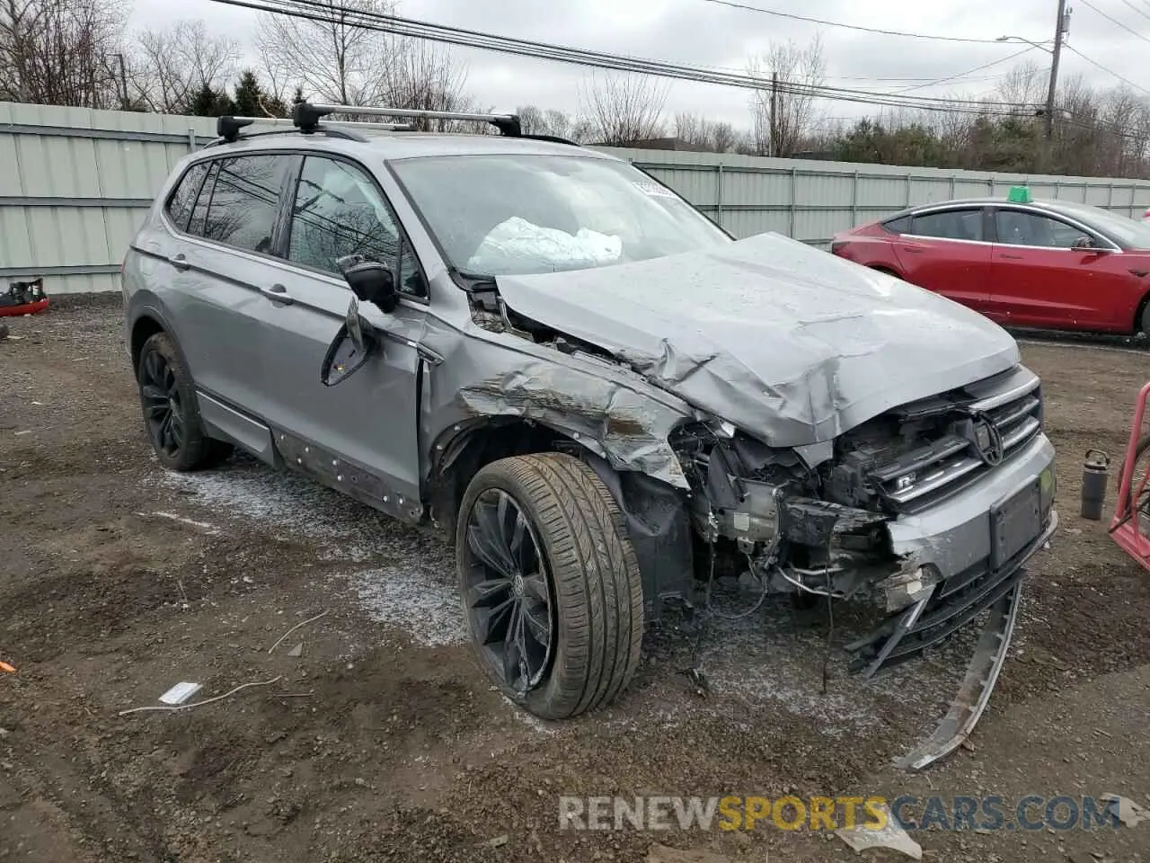 4 fotografías del automóvil dañado 3VV2B7AX1MM113659 VOLKSWAGEN TIGUAN 2021