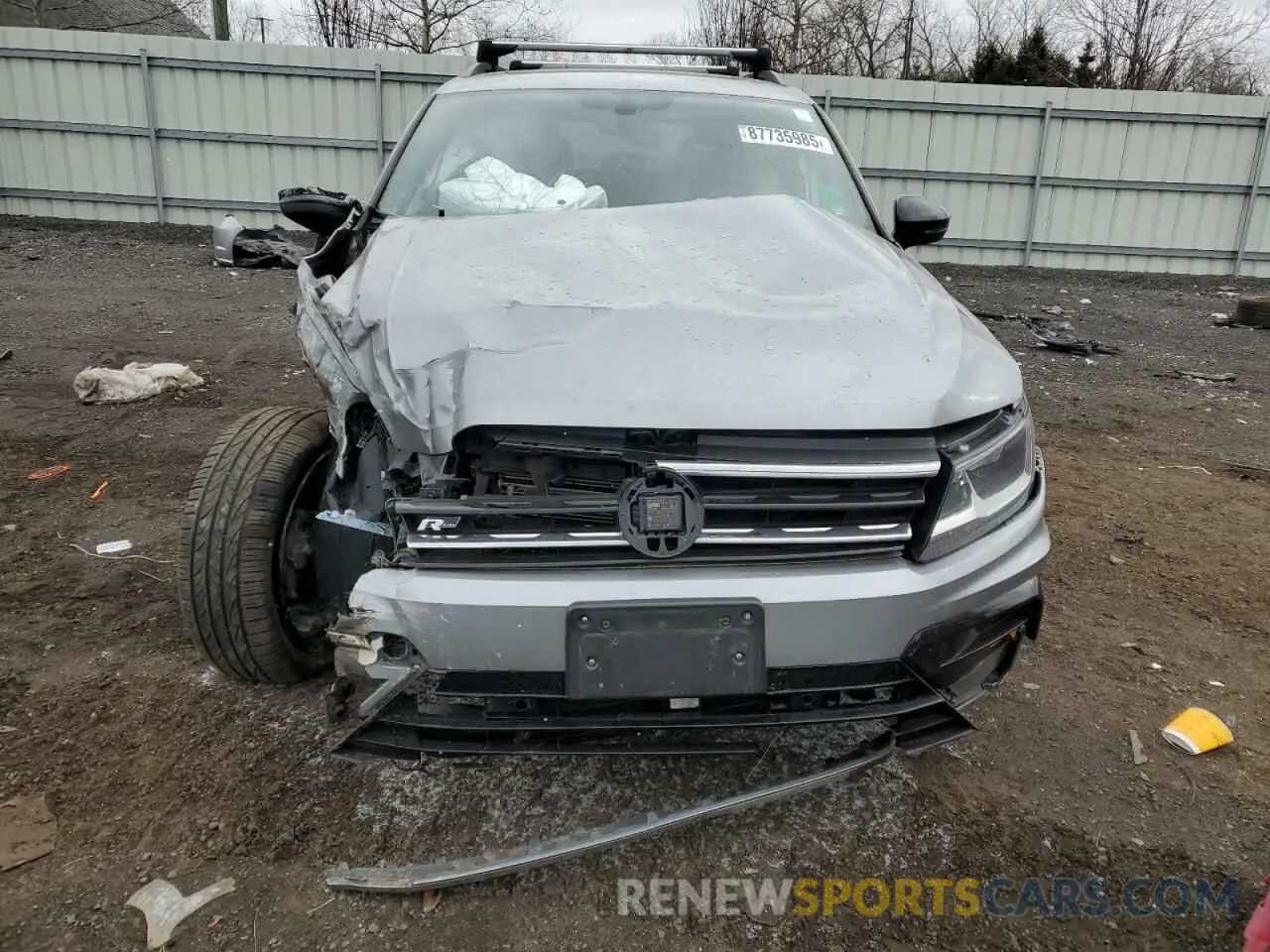 5 fotografías del automóvil dañado 3VV2B7AX1MM113659 VOLKSWAGEN TIGUAN 2021