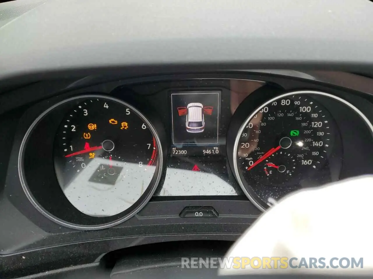 9 fotografías del automóvil dañado 3VV2B7AX1MM113659 VOLKSWAGEN TIGUAN 2021