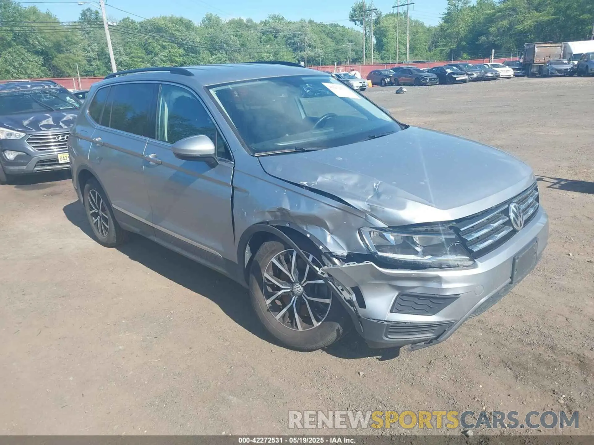 1 fotografías del automóvil dañado 3VV2B7AX1MM142823 VOLKSWAGEN TIGUAN 2021