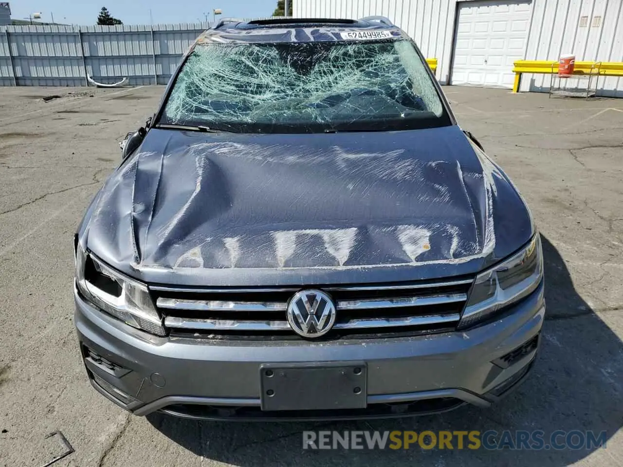 5 fotografías del automóvil dañado 3VV2B7AX2MM075326 VOLKSWAGEN TIGUAN 2021