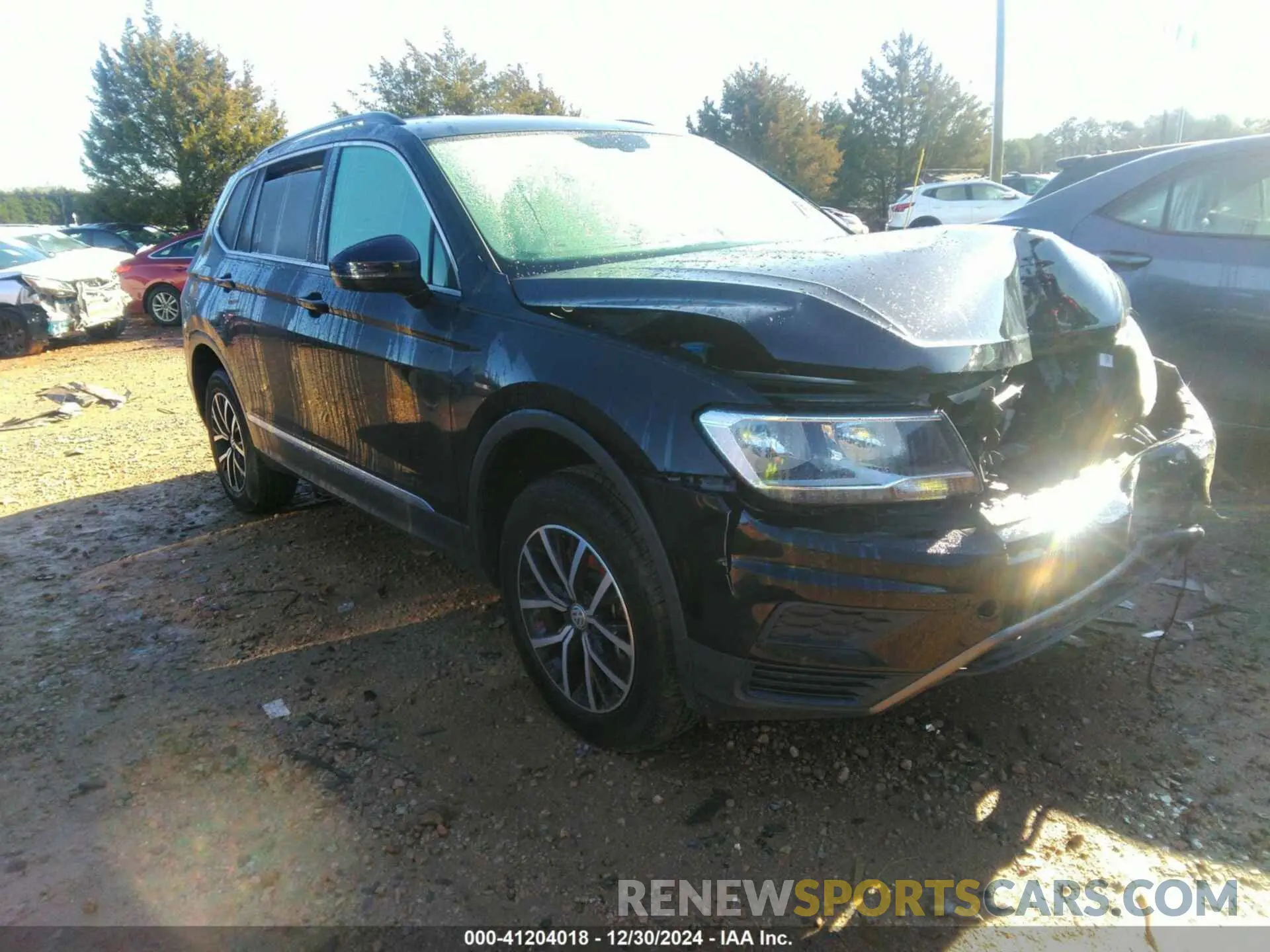 1 fotografías del automóvil dañado 3VV2B7AX2MM078856 VOLKSWAGEN TIGUAN 2021
