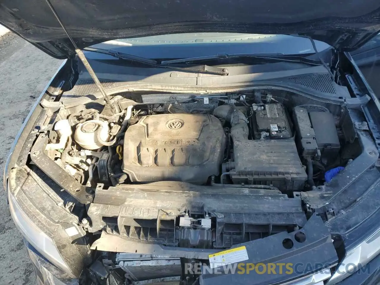12 fotografías del automóvil dañado 3VV2B7AX2MM083572 VOLKSWAGEN TIGUAN 2021