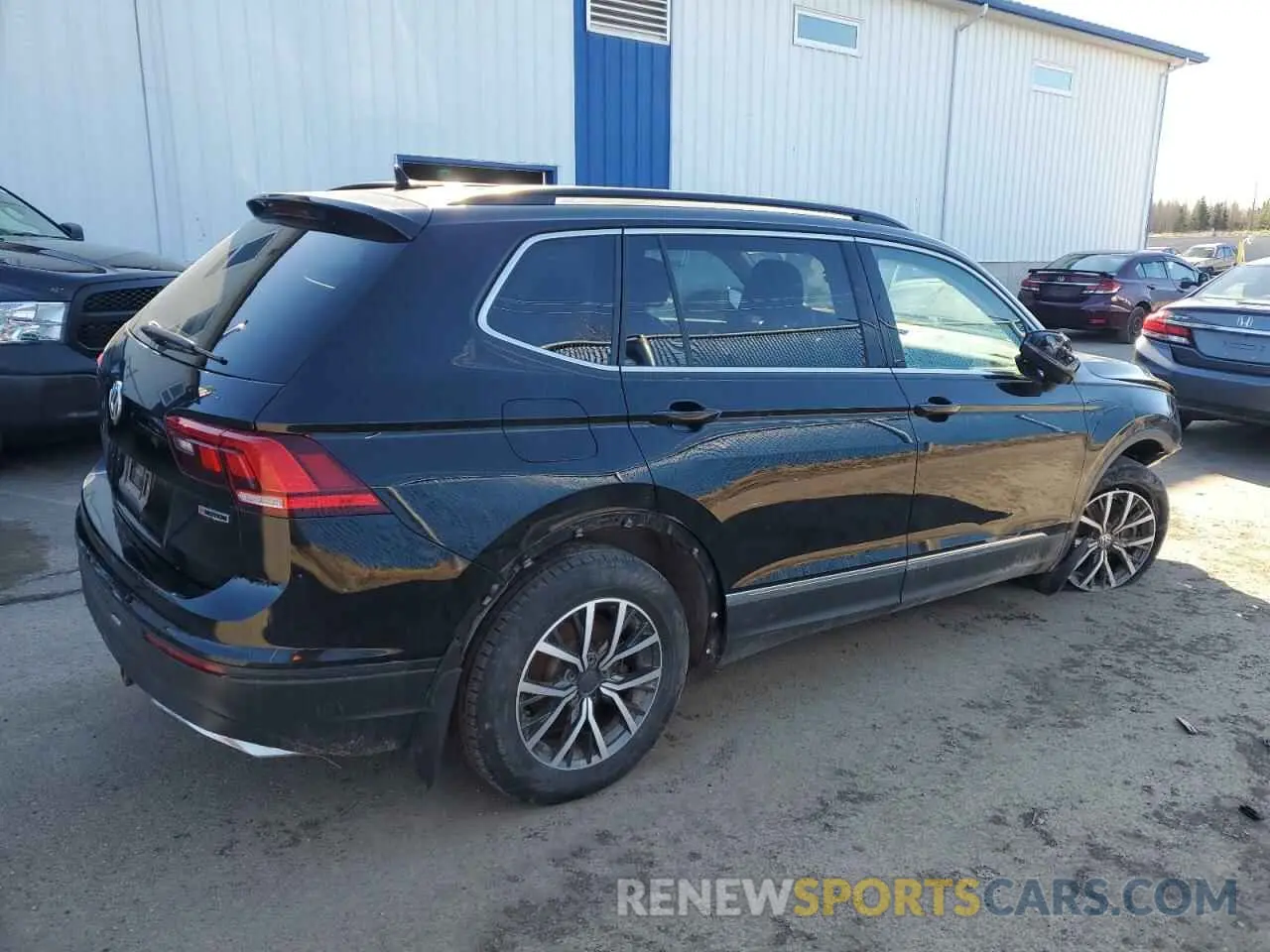 3 fotografías del automóvil dañado 3VV2B7AX2MM083572 VOLKSWAGEN TIGUAN 2021