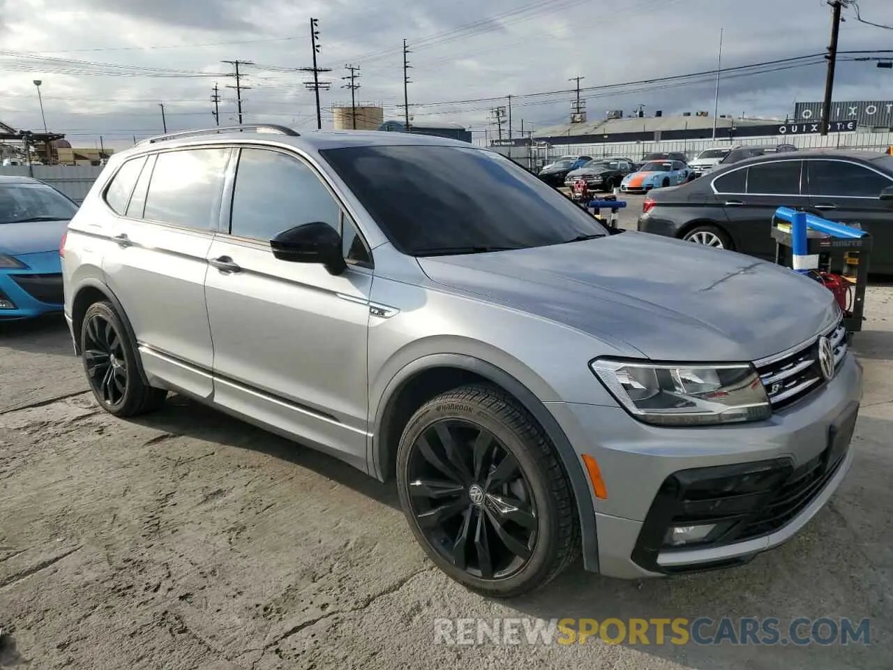4 fotografías del automóvil dañado 3VV2B7AX3MM067025 VOLKSWAGEN TIGUAN 2021