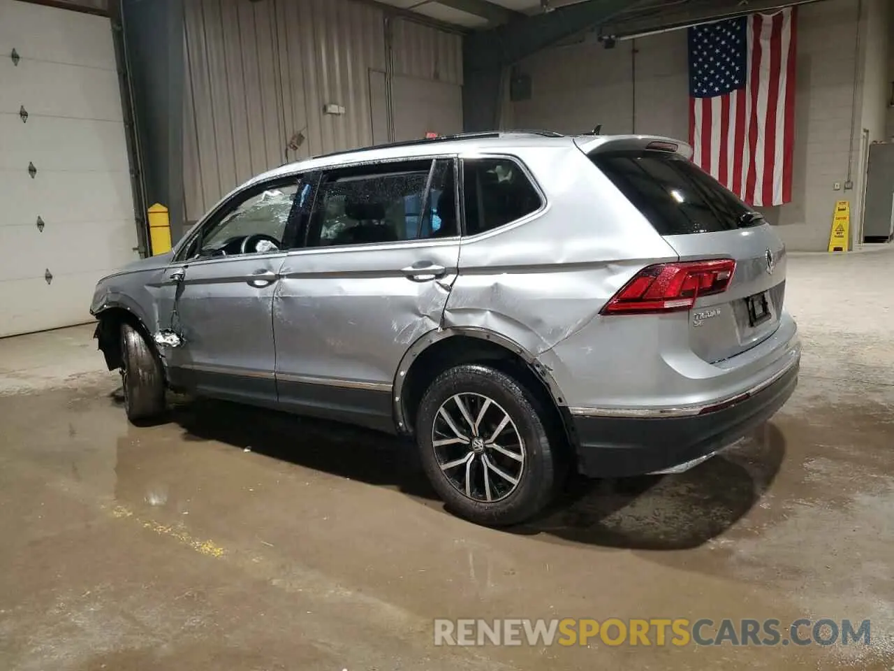2 fotografías del automóvil dañado 3VV2B7AX3MM121679 VOLKSWAGEN TIGUAN 2021
