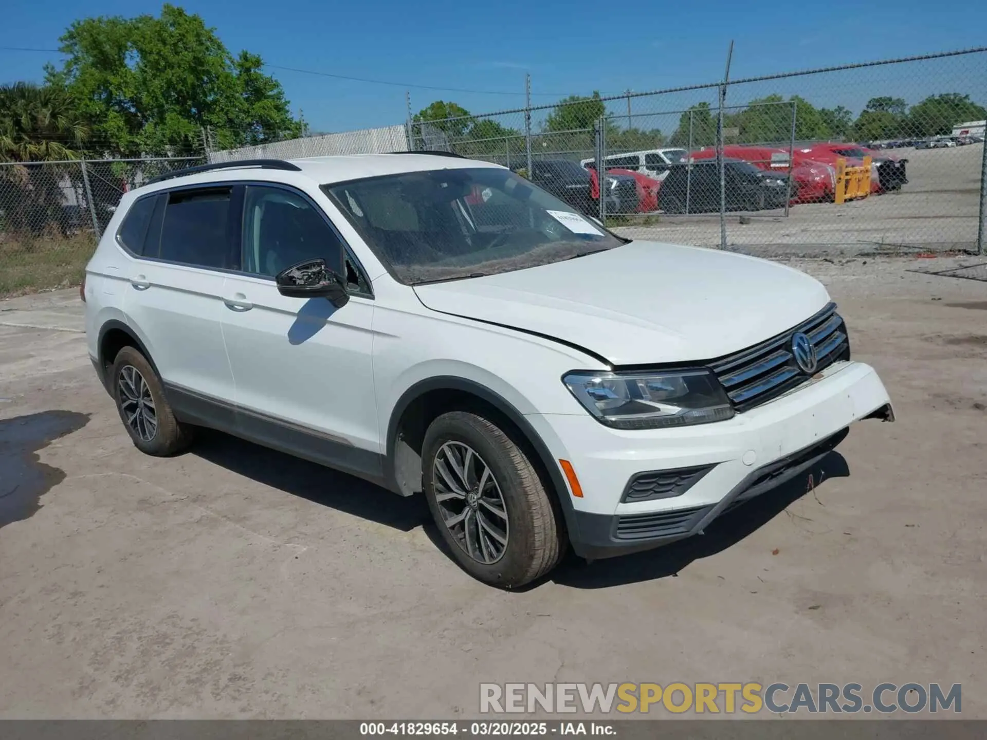 1 fotografías del automóvil dañado 3VV2B7AX4MM031490 VOLKSWAGEN TIGUAN 2021