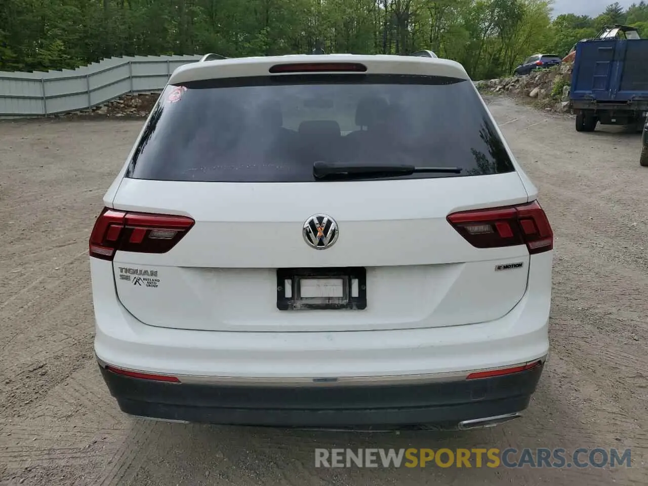 6 fotografías del automóvil dañado 3VV2B7AX4MM055479 VOLKSWAGEN TIGUAN 2021