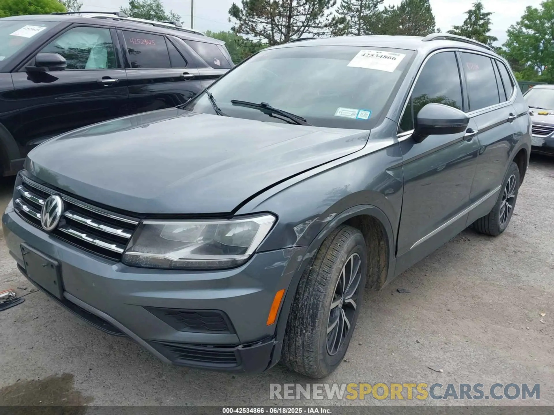 6 fotografías del automóvil dañado 3VV2B7AX4MM083136 VOLKSWAGEN TIGUAN 2021