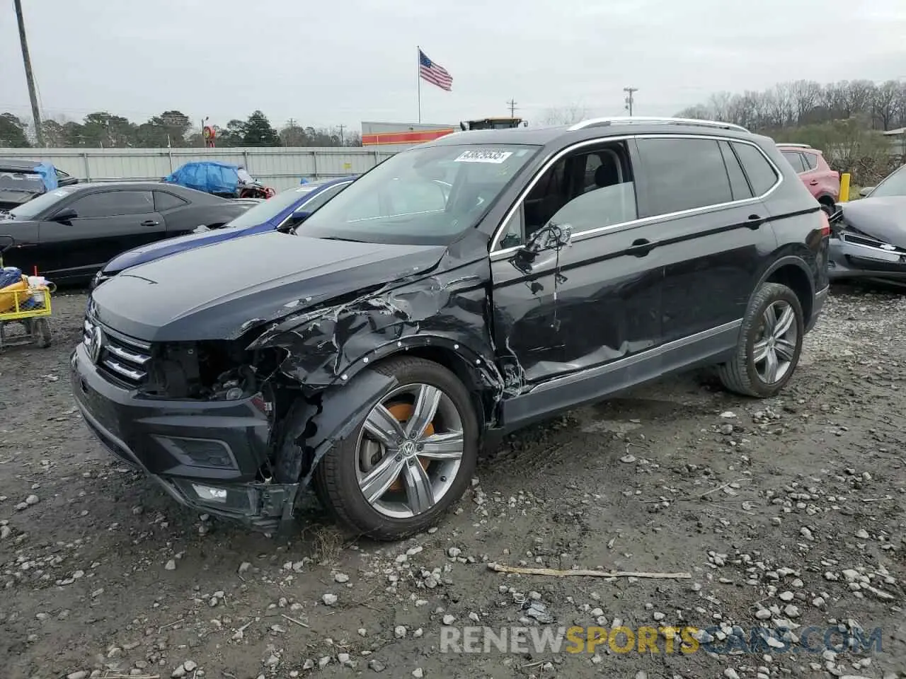1 fotografías del automóvil dañado 3VV2B7AX4MM101098 VOLKSWAGEN TIGUAN 2021