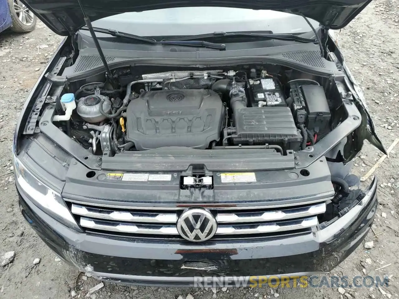 12 fotografías del automóvil dañado 3VV2B7AX4MM101098 VOLKSWAGEN TIGUAN 2021