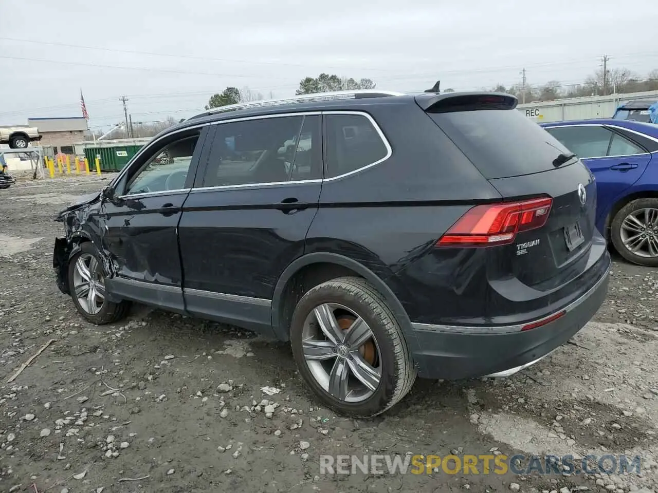 2 fotografías del automóvil dañado 3VV2B7AX4MM101098 VOLKSWAGEN TIGUAN 2021
