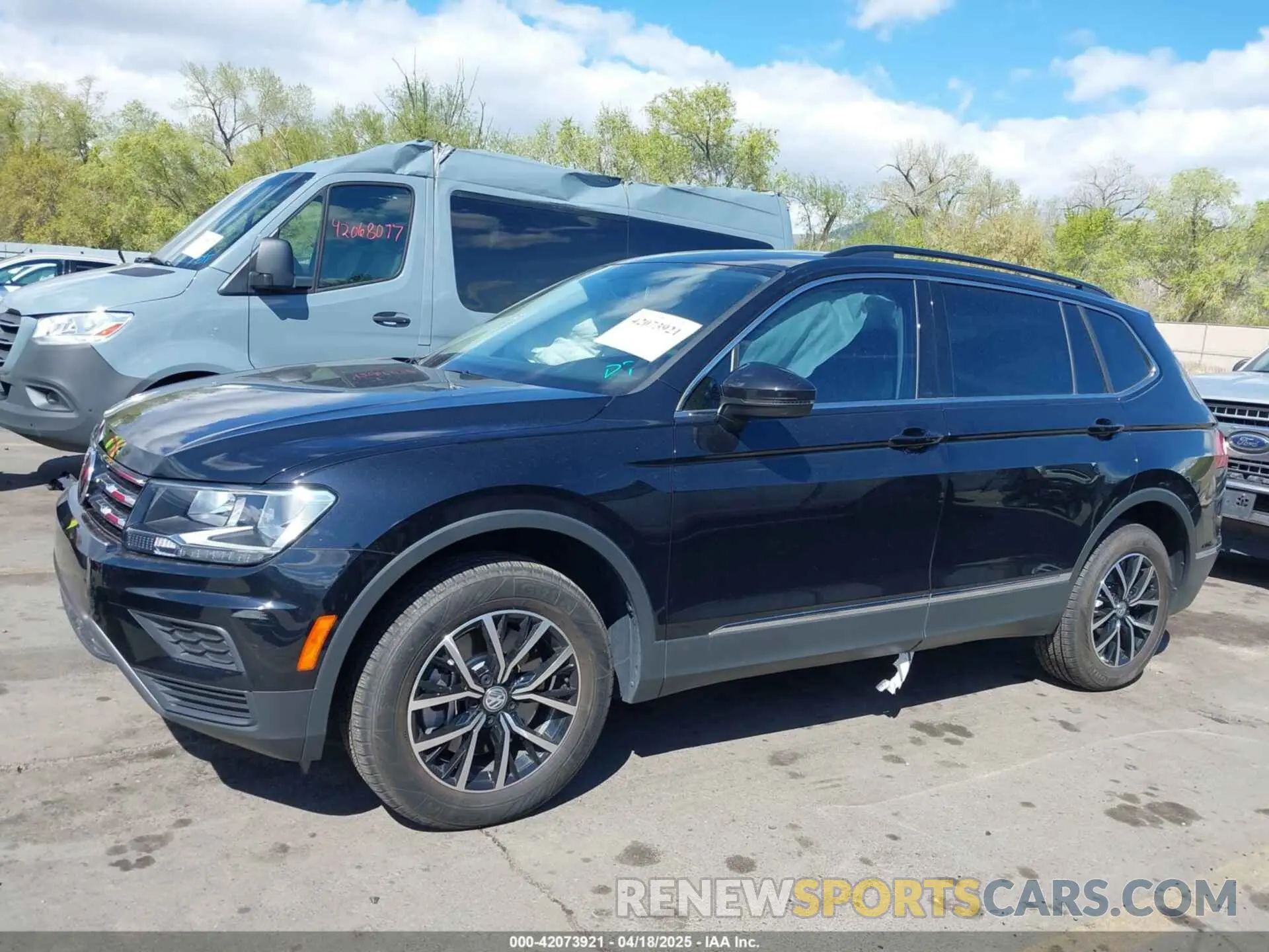 14 fotografías del automóvil dañado 3VV2B7AX4MM121545 VOLKSWAGEN TIGUAN 2021