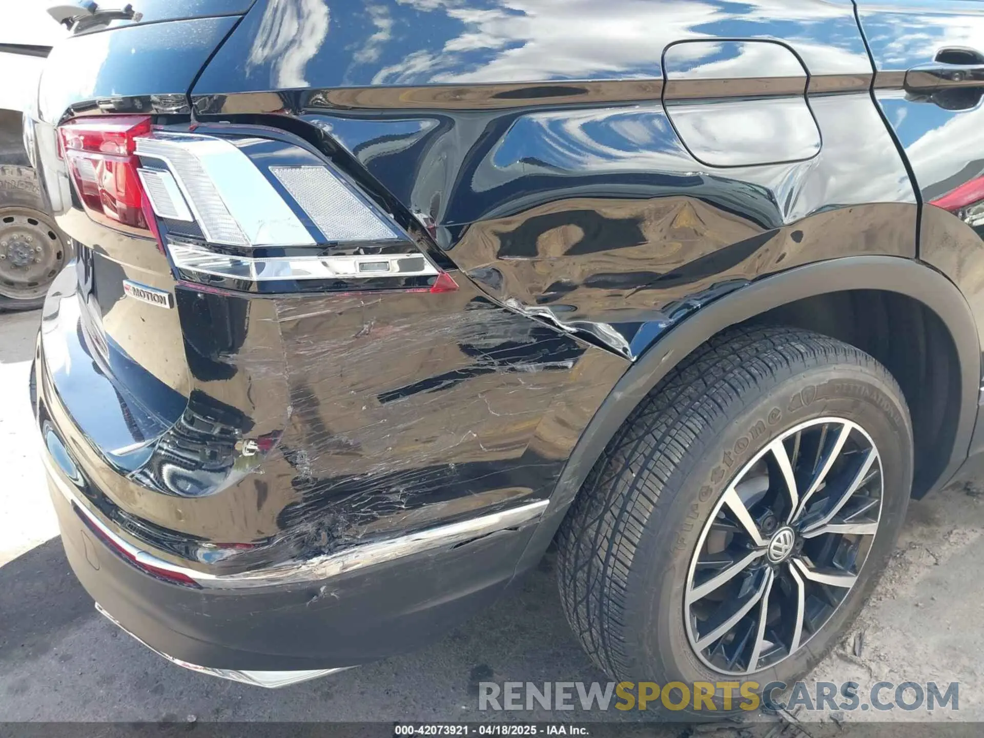 6 fotografías del automóvil dañado 3VV2B7AX4MM121545 VOLKSWAGEN TIGUAN 2021