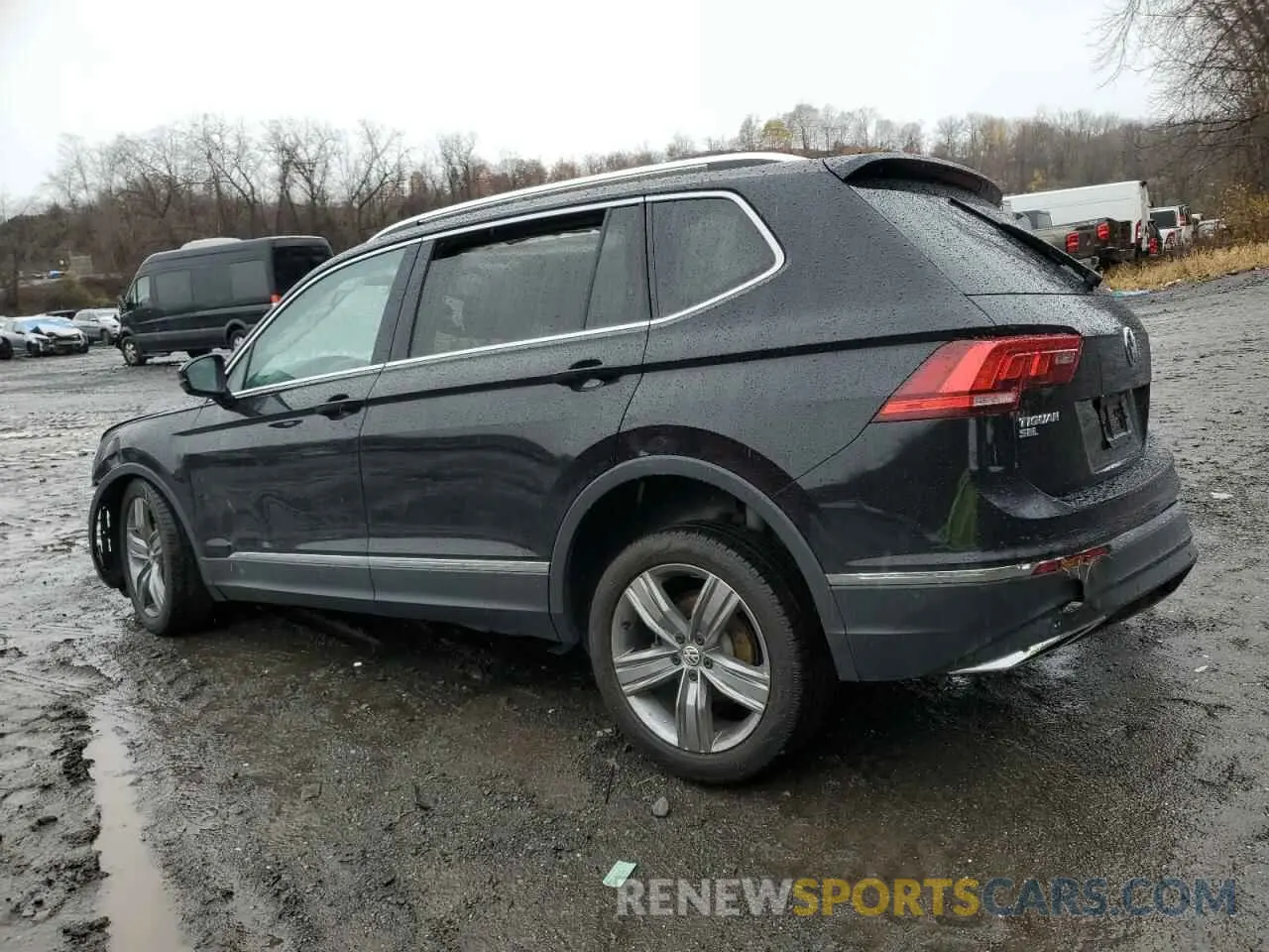 2 fotografías del automóvil dañado 3VV2B7AX5MM002564 VOLKSWAGEN TIGUAN 2021