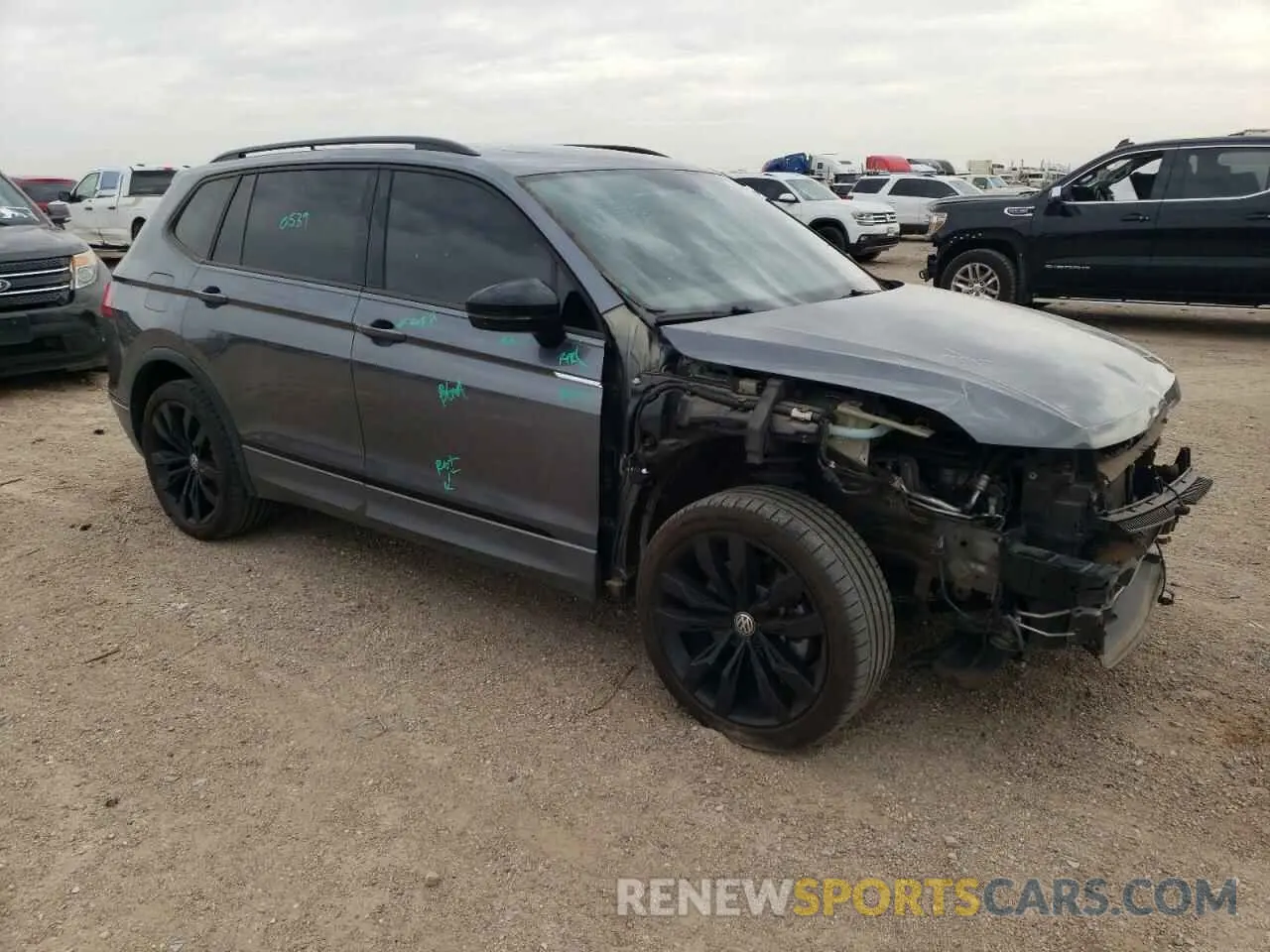 4 fotografías del automóvil dañado 3VV2B7AX5MM057855 VOLKSWAGEN TIGUAN 2021