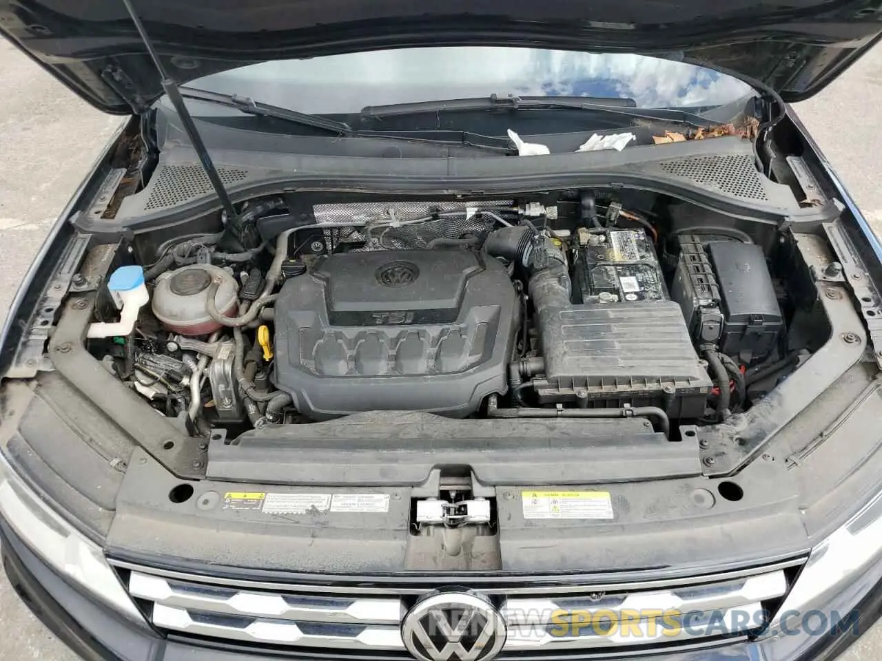 12 fotografías del automóvil dañado 3VV2B7AX5MM083355 VOLKSWAGEN TIGUAN 2021