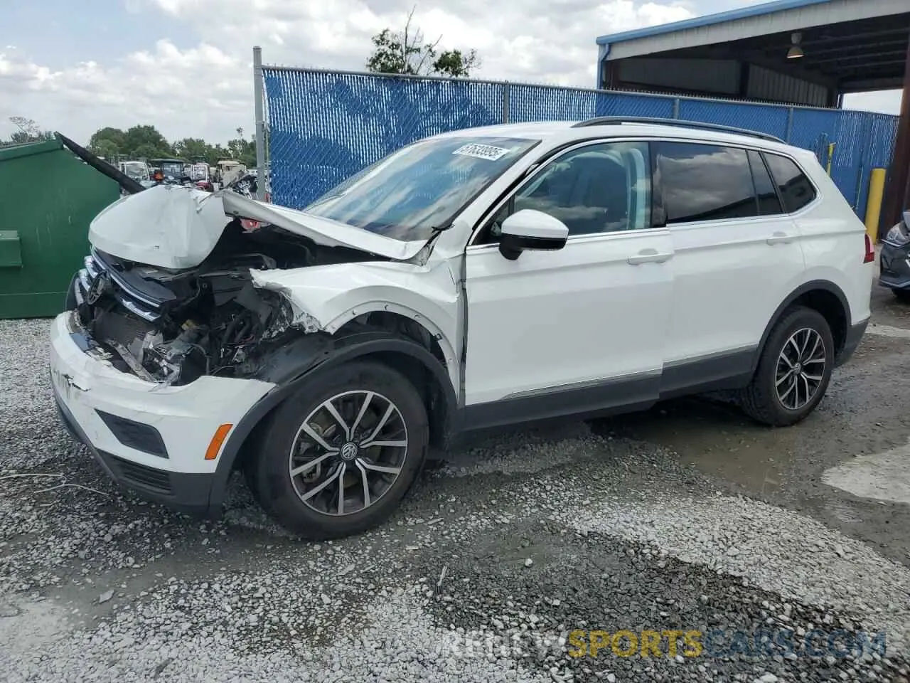 1 fotografías del automóvil dañado 3VV2B7AX5MM100395 VOLKSWAGEN TIGUAN 2021