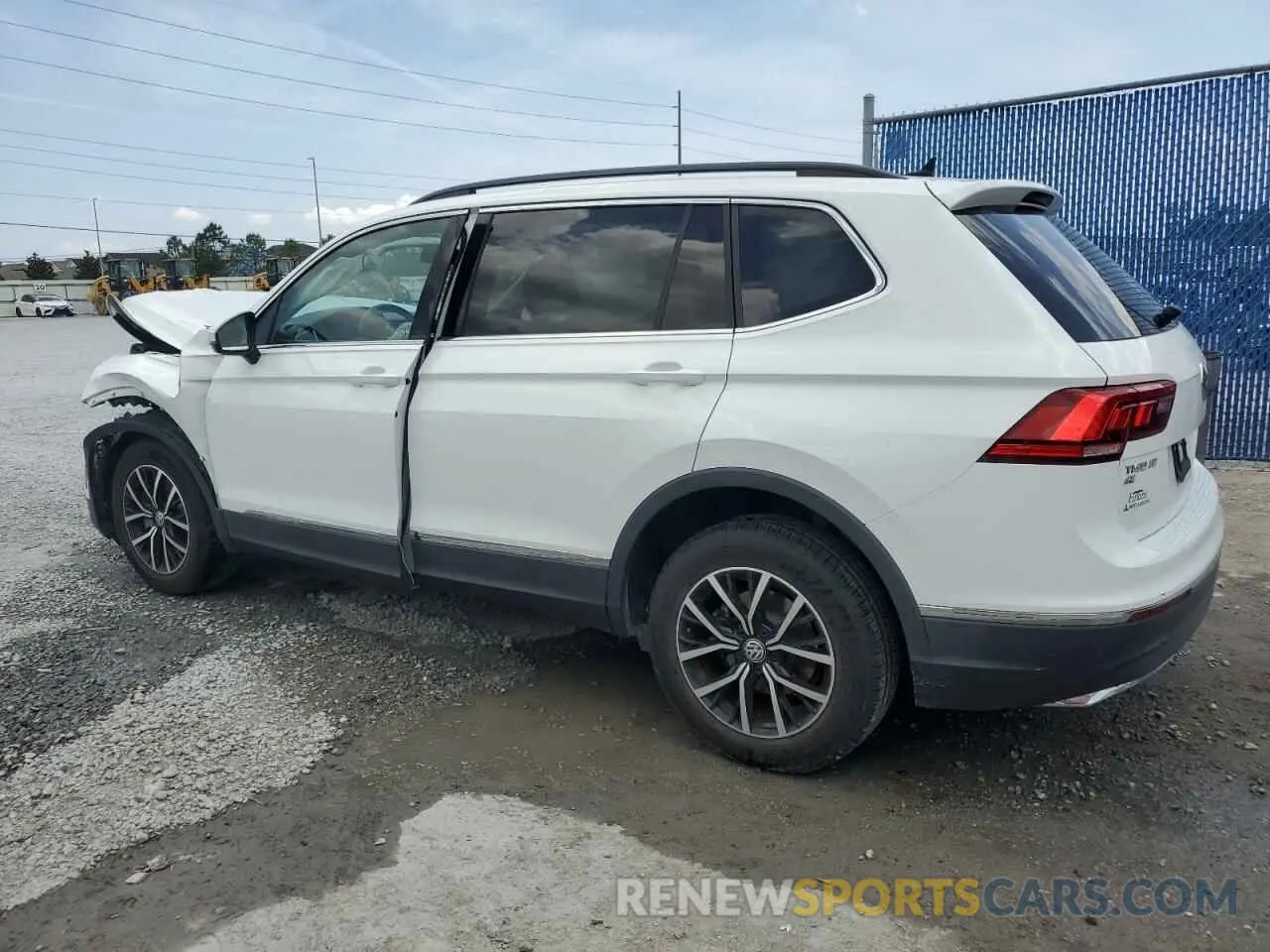 2 fotografías del automóvil dañado 3VV2B7AX5MM100395 VOLKSWAGEN TIGUAN 2021