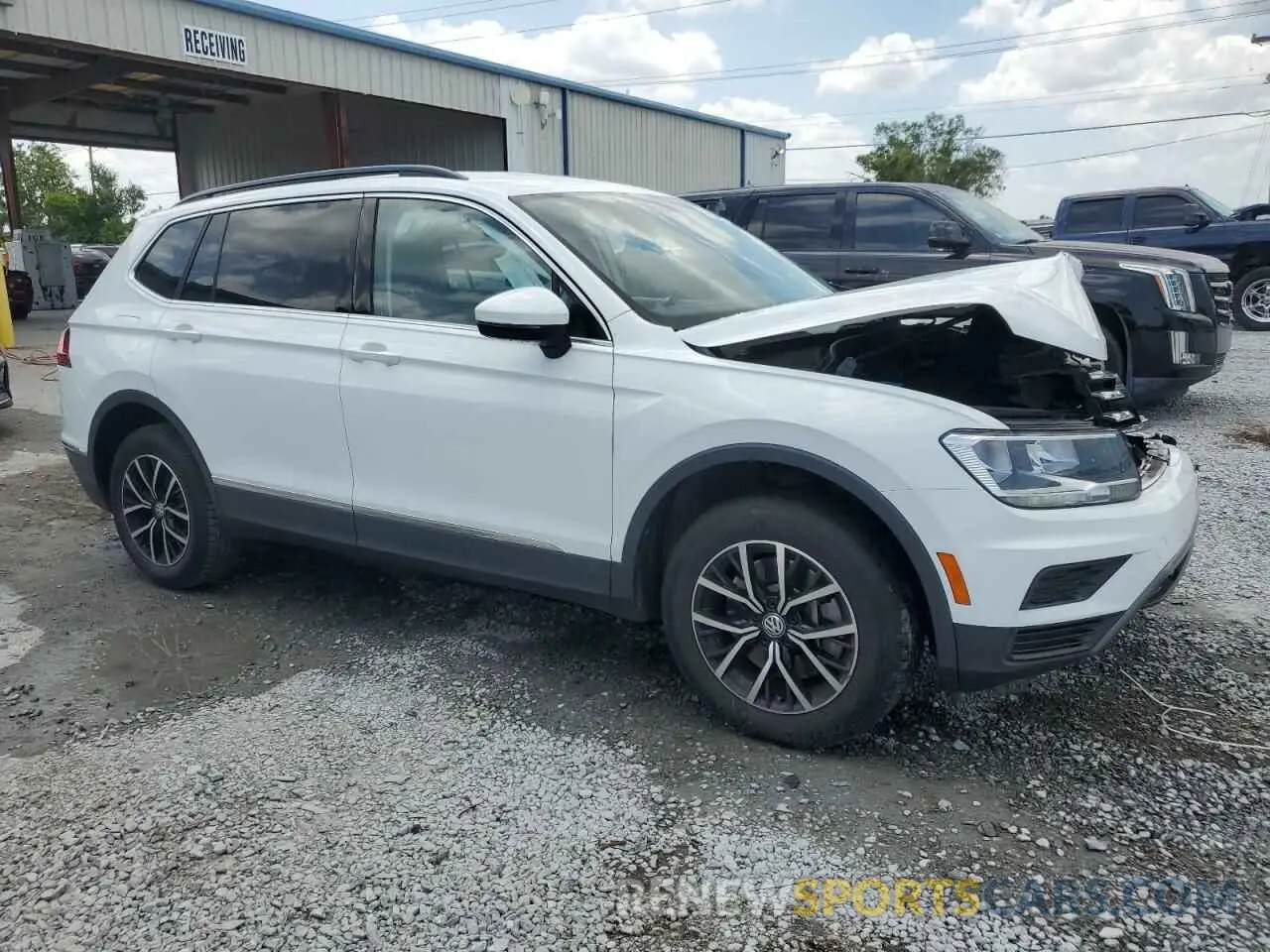 4 fotografías del automóvil dañado 3VV2B7AX5MM100395 VOLKSWAGEN TIGUAN 2021