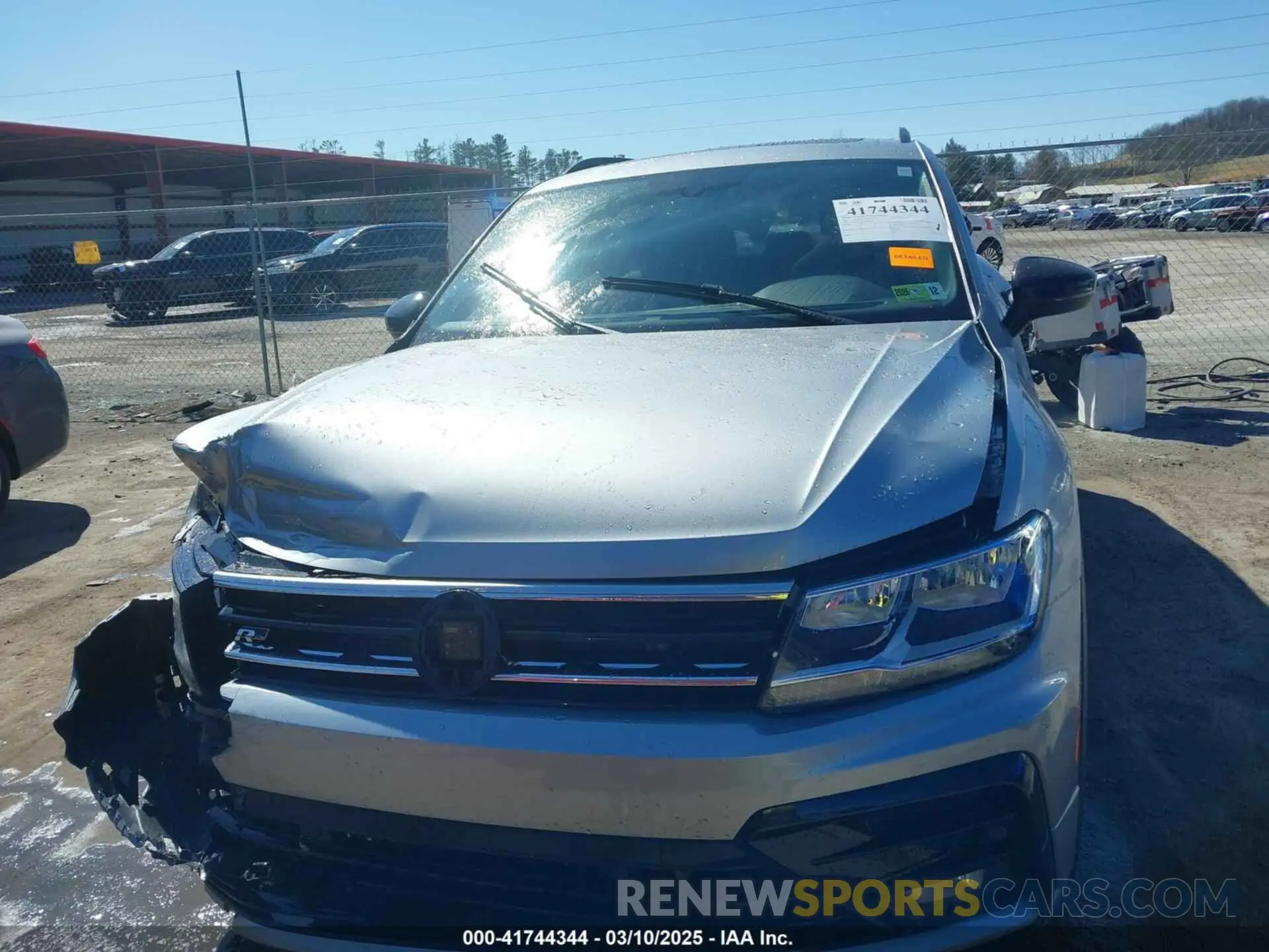 12 fotografías del automóvil dañado 3VV2B7AX5MM113633 VOLKSWAGEN TIGUAN 2021