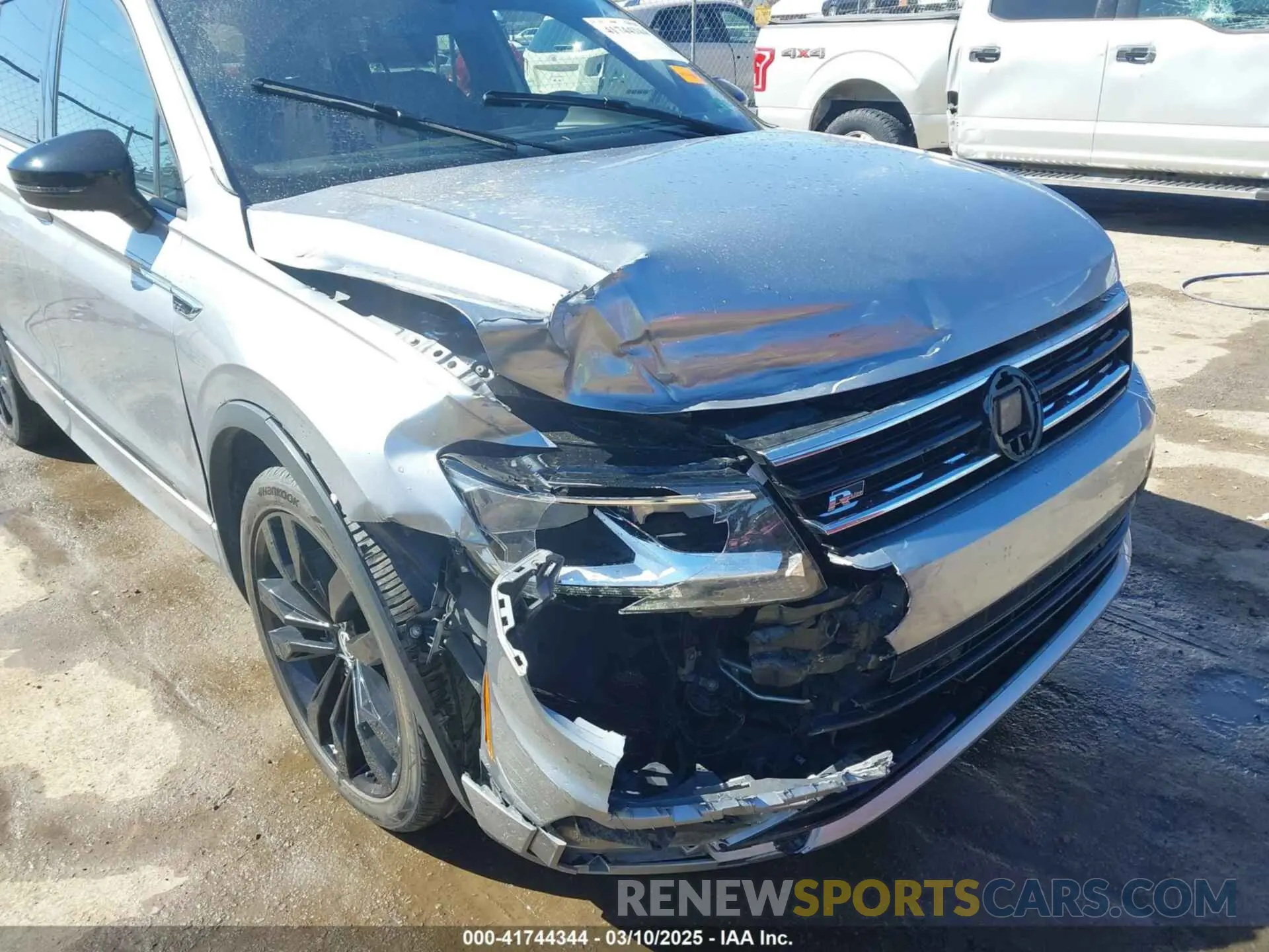 6 fotografías del automóvil dañado 3VV2B7AX5MM113633 VOLKSWAGEN TIGUAN 2021