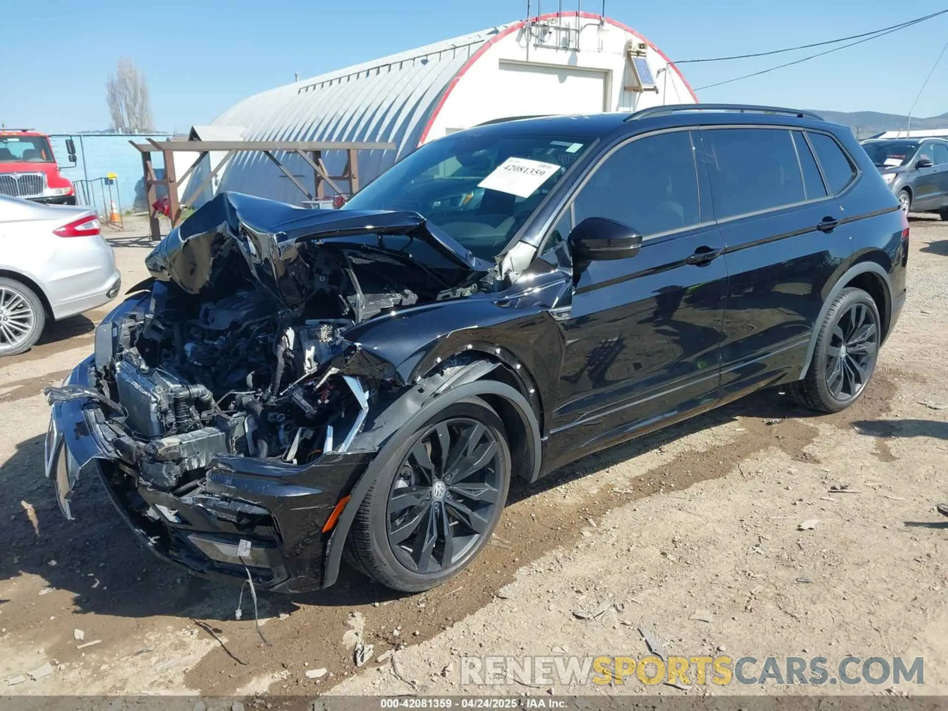 2 fotografías del automóvil dañado 3VV2B7AX5MM140654 VOLKSWAGEN TIGUAN 2021