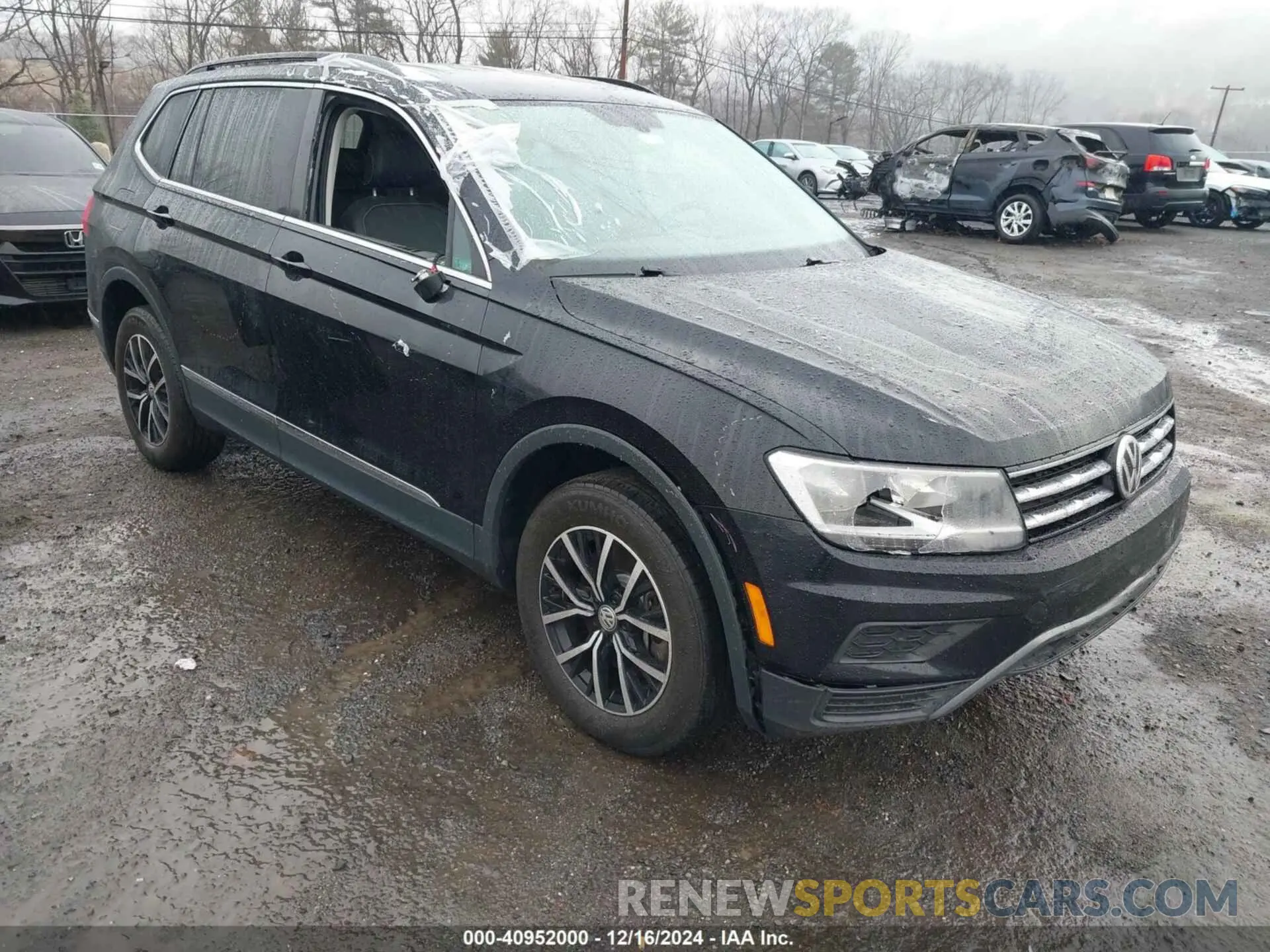 1 fotografías del automóvil dañado 3VV2B7AX6MM064166 VOLKSWAGEN TIGUAN 2021
