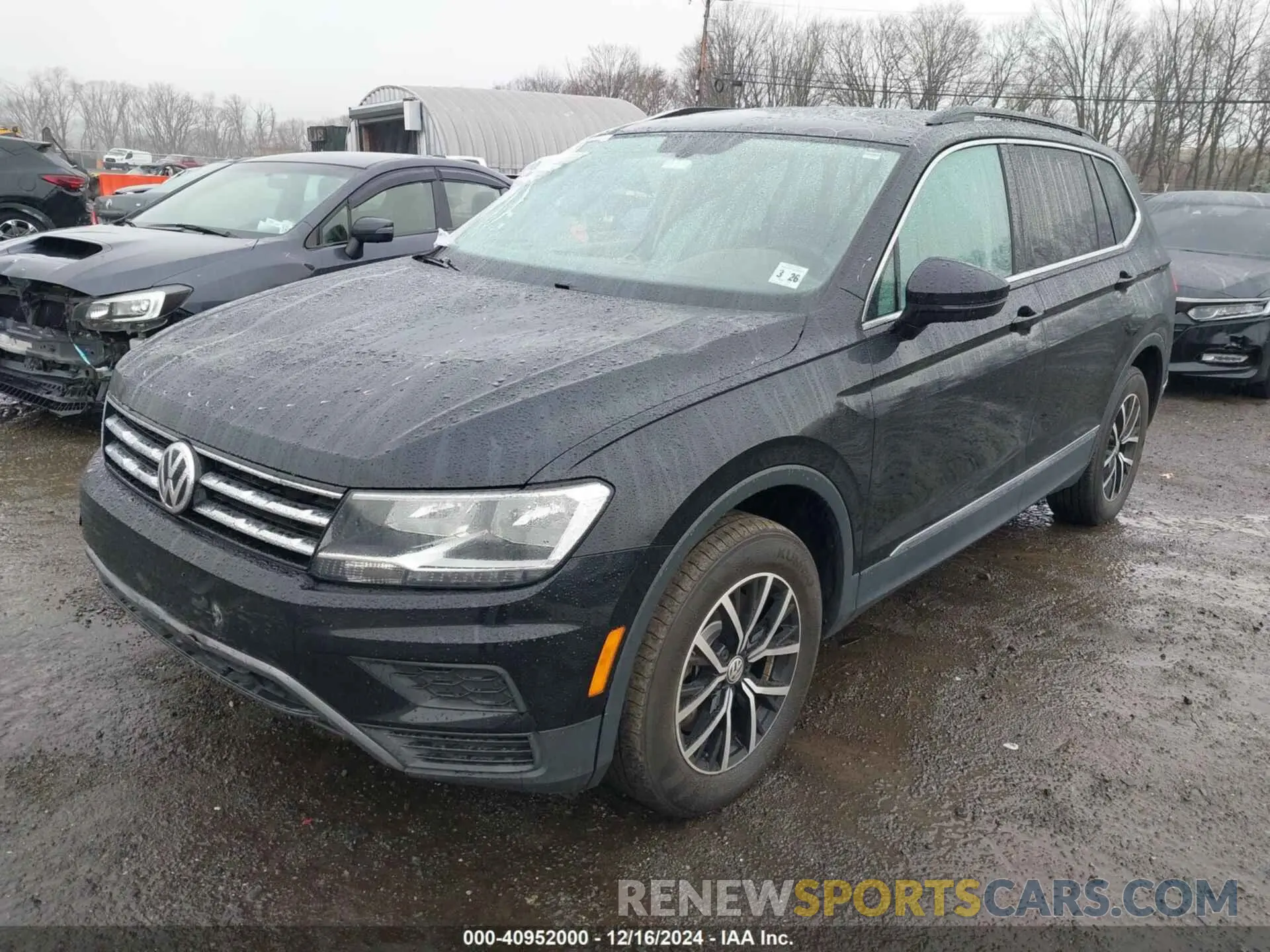 2 fotografías del automóvil dañado 3VV2B7AX6MM064166 VOLKSWAGEN TIGUAN 2021