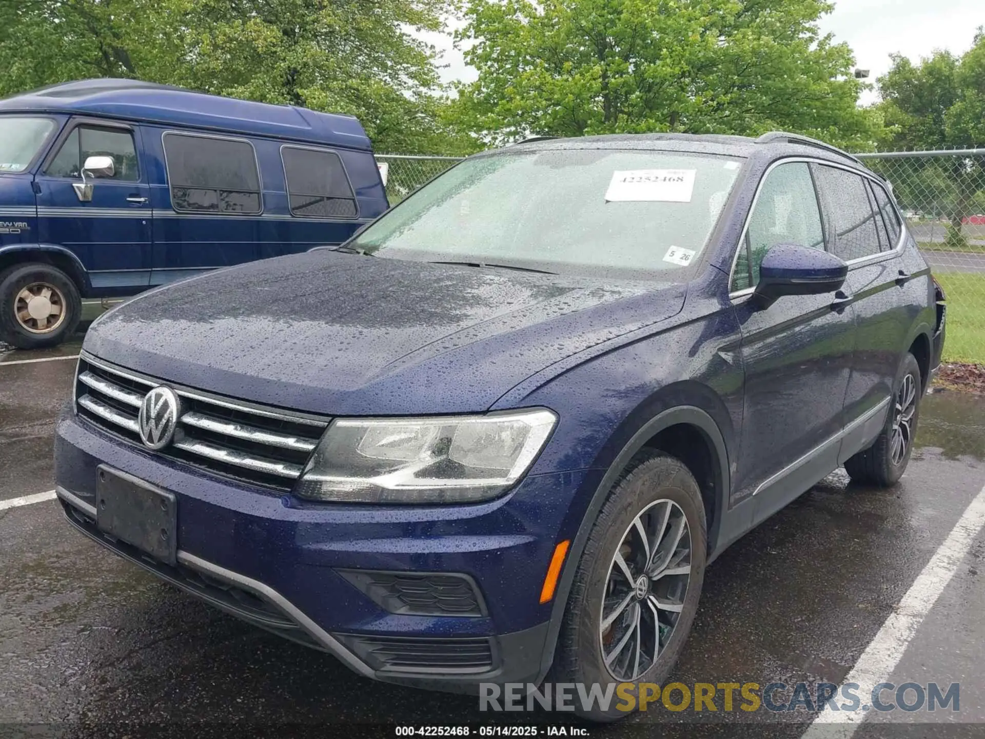 2 fotografías del automóvil dañado 3VV2B7AX6MM093344 VOLKSWAGEN TIGUAN 2021